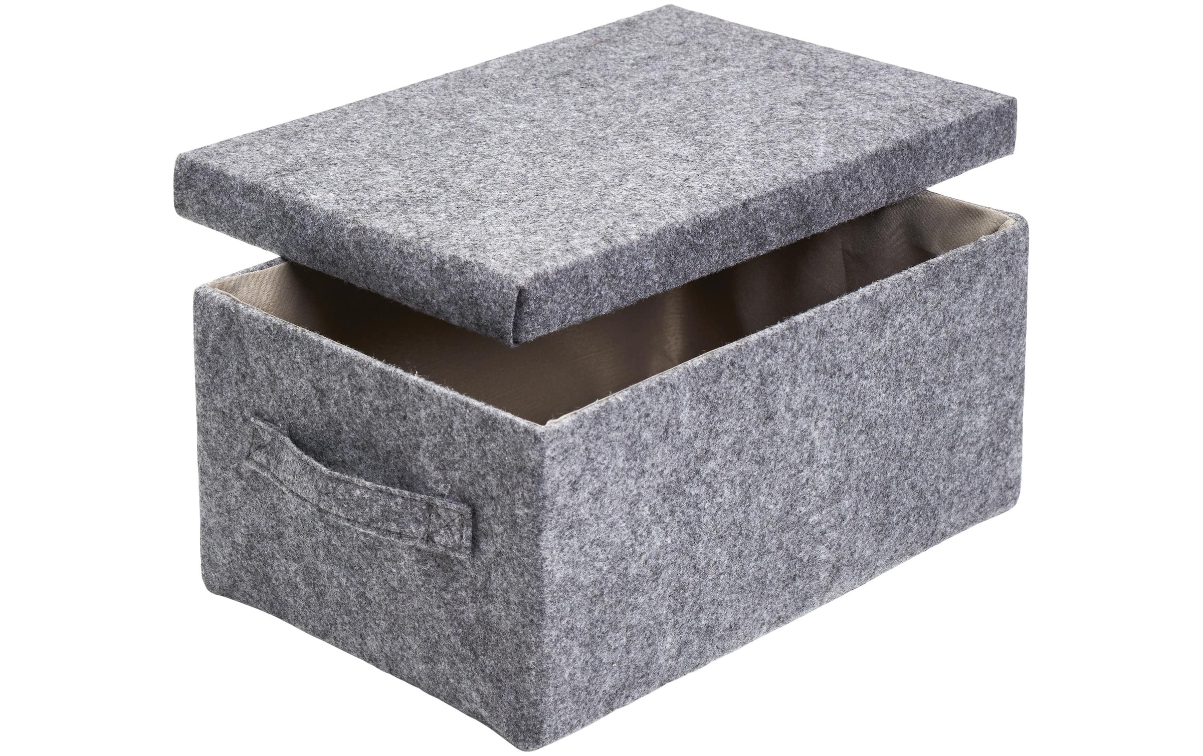 diaqua® Aufbewahrungsbox »Stone 31 x 21 x 14 cm, Grau«, (1 St.)