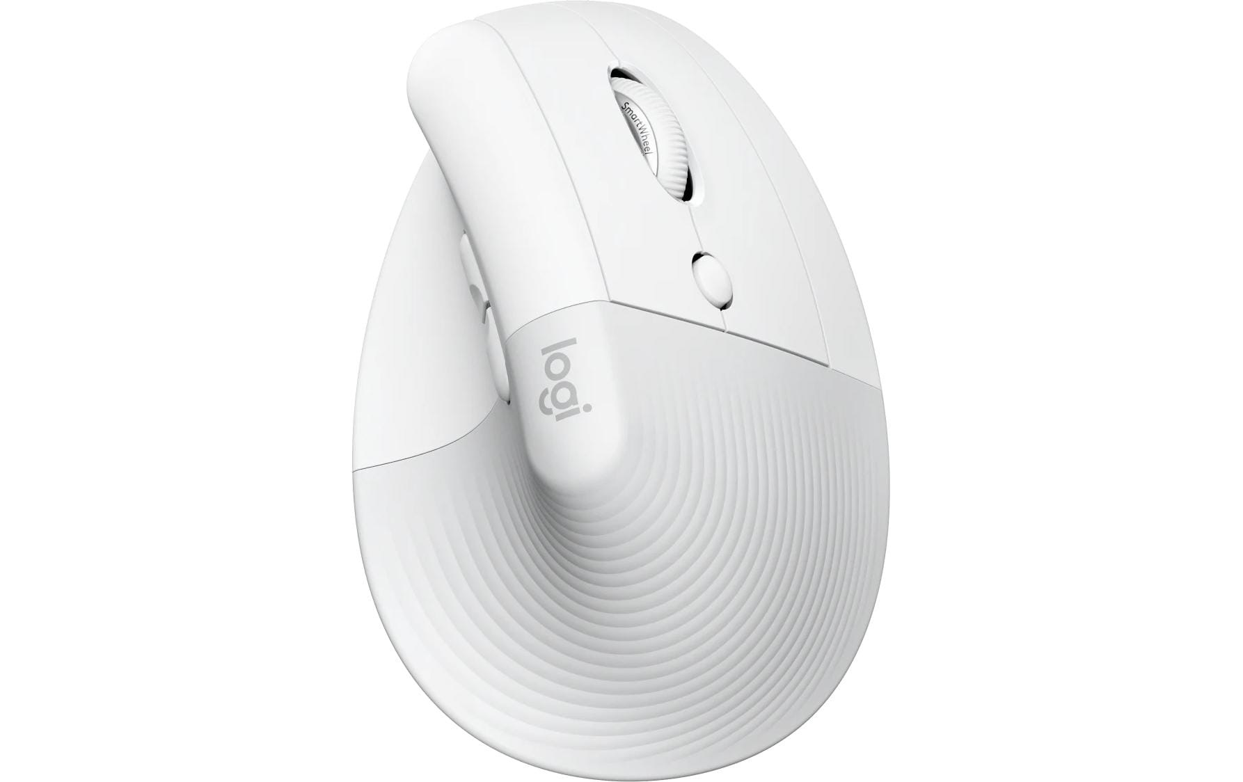 Logitech ergonomische Maus »Maus Lift Off-white«, kabellos