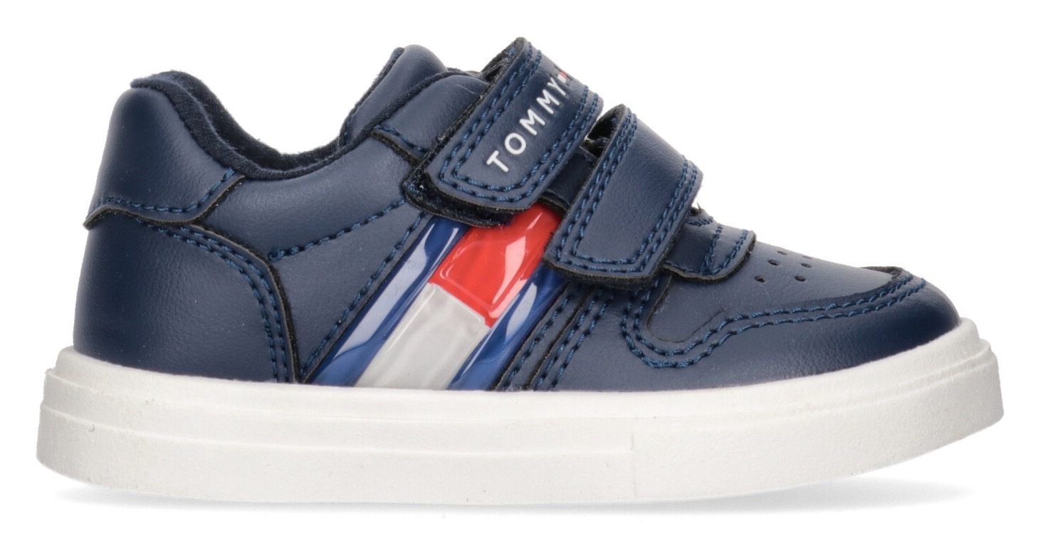 Tommy Hilfiger Sneaker »FLAG LOW CUT VELCRO SNEAKER WHITE«, mit Baumwollfutter kaufen