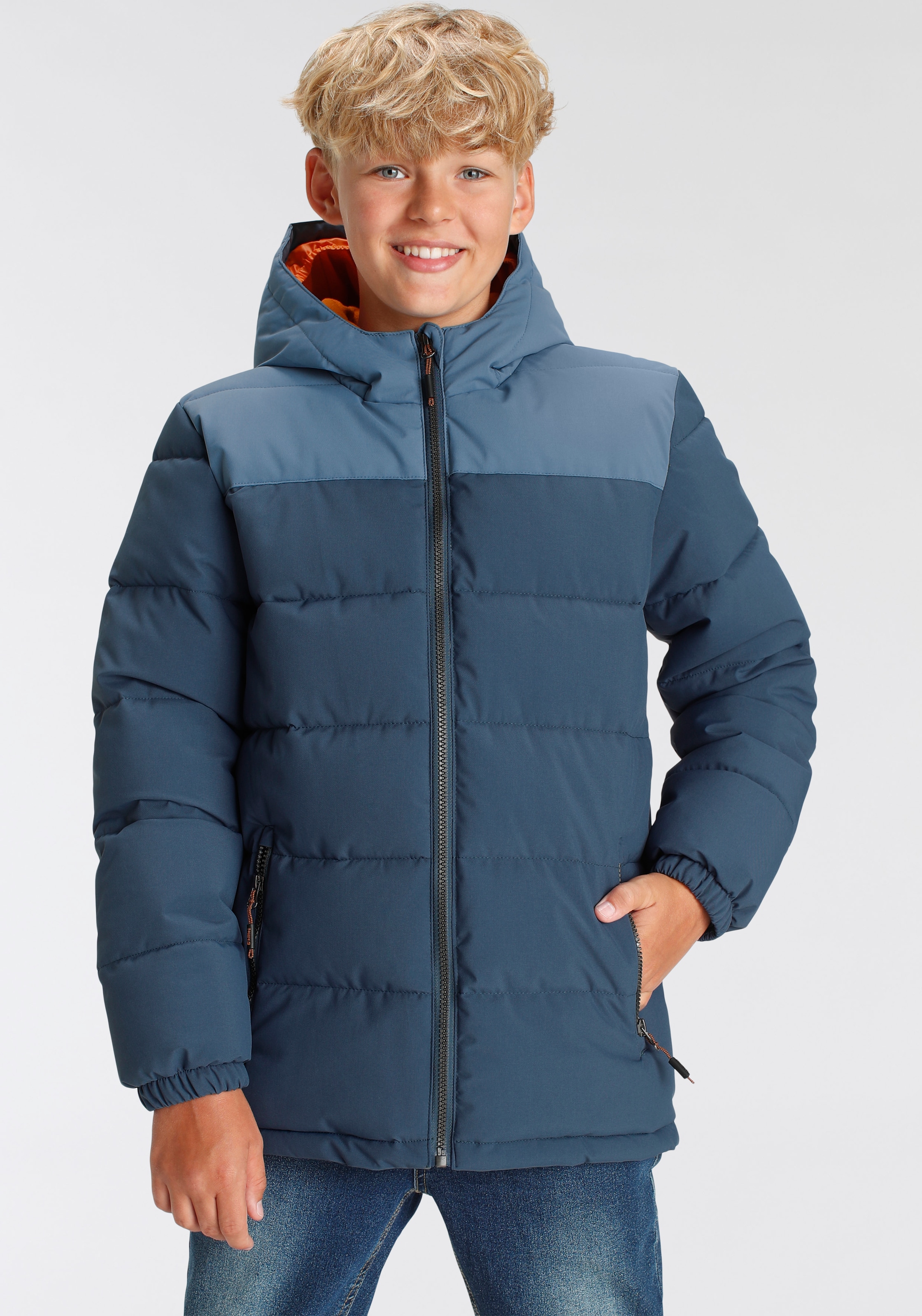 Killtec Winterjacke »KW 1 BYS JCKT OT - für Kinder«, mit Kapuze, Winddicht & Wasserabweisend & Atmungsaktiv