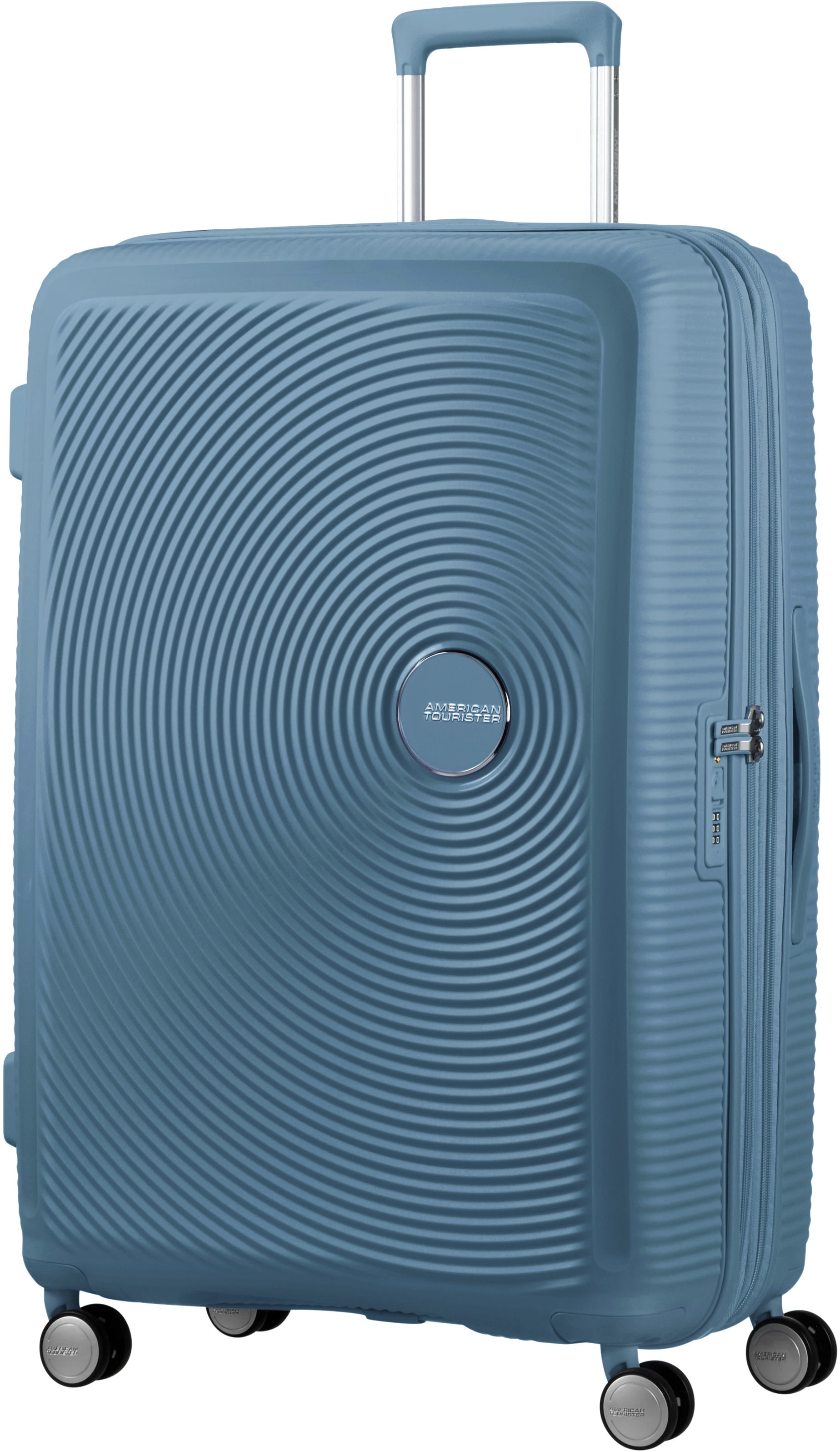 American Tourister® Hartschalen-Trolley »SOUNDBOX, in verschiedenen Farben und Grössen«, 4 Rollen, Reisekoffer Trolley Aufgabegepäck TSA-Zahlenschloss Volumenerweiterung