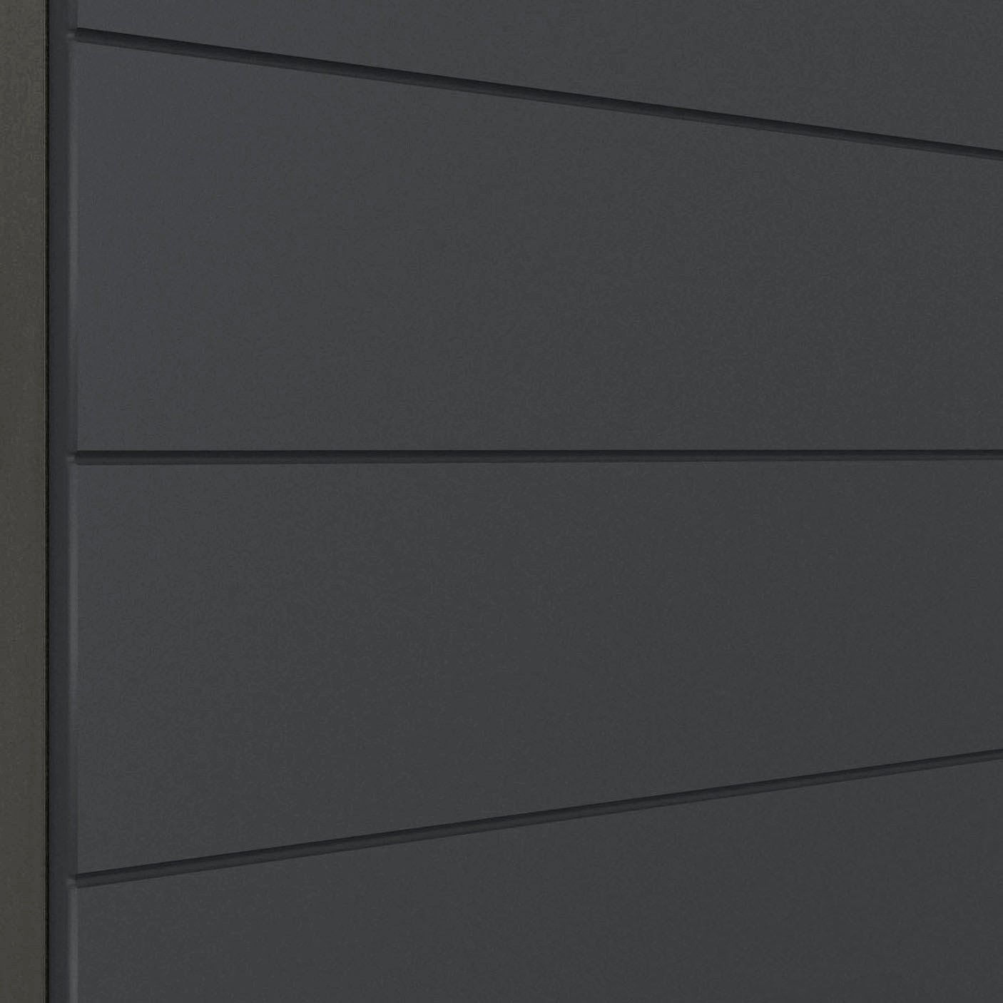 KOCHSTATION Hängeschrank "KS-Luhe" 60 cm breit, hochwertige MDF-Fronten mit waagerechter Lisene