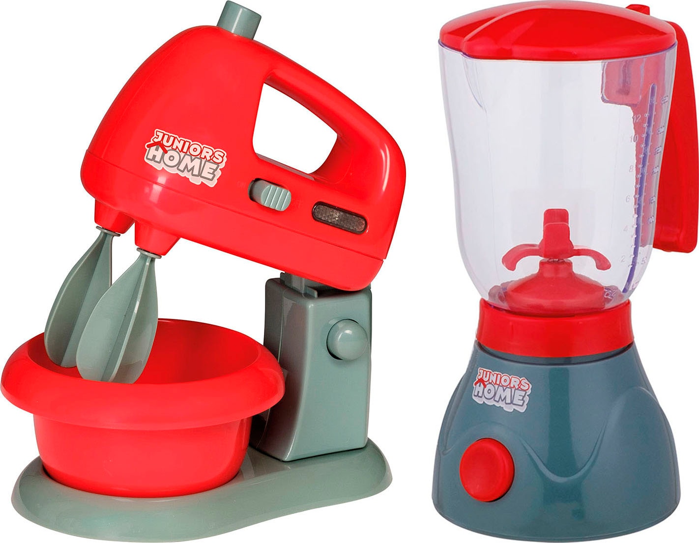 Happy People Kinder-Haushaltsset "Standmixer und Mixer mit Topf" mit Licht- und Soundeffekt