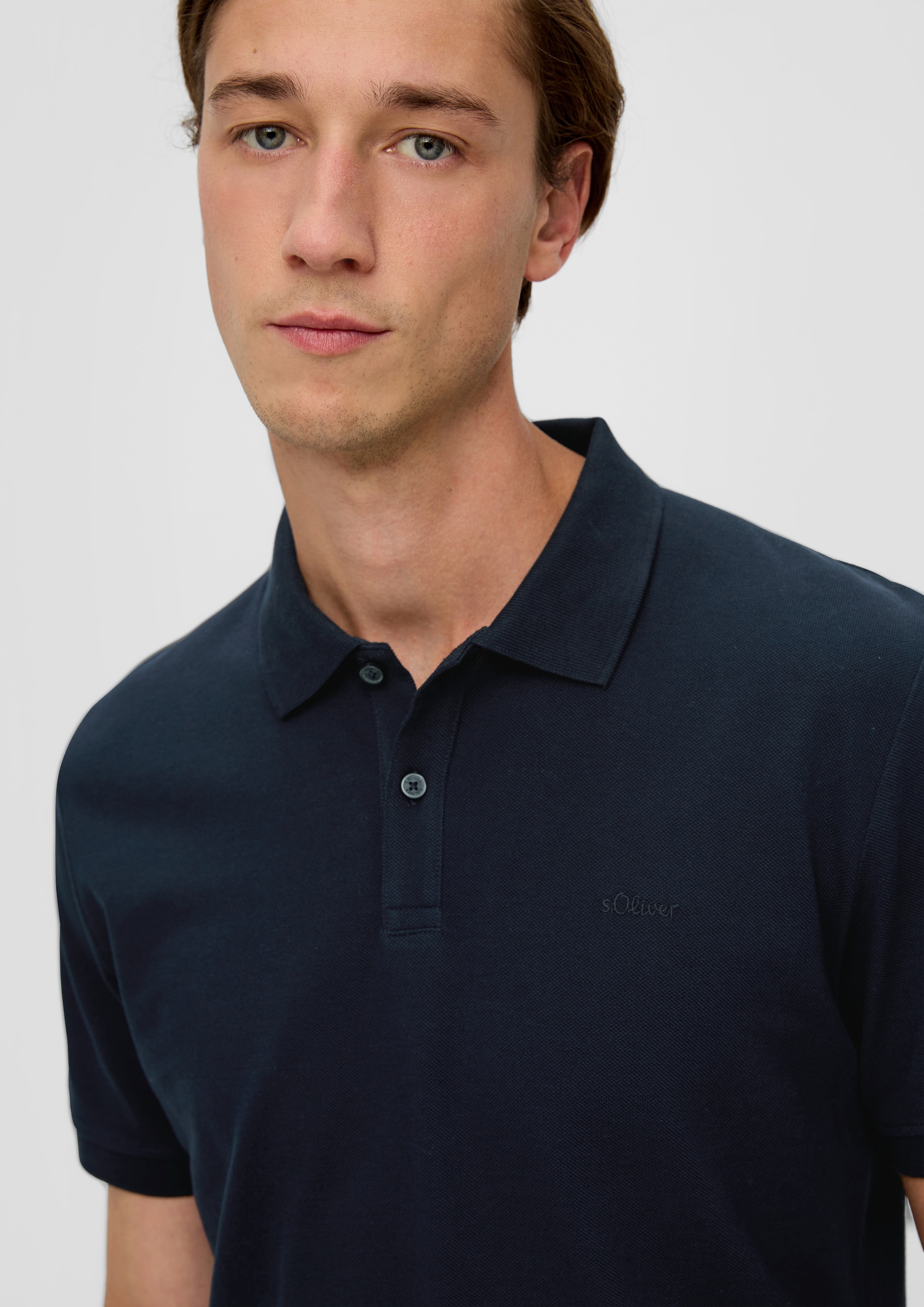 s.Oliver Poloshirt, mit Logostickerei