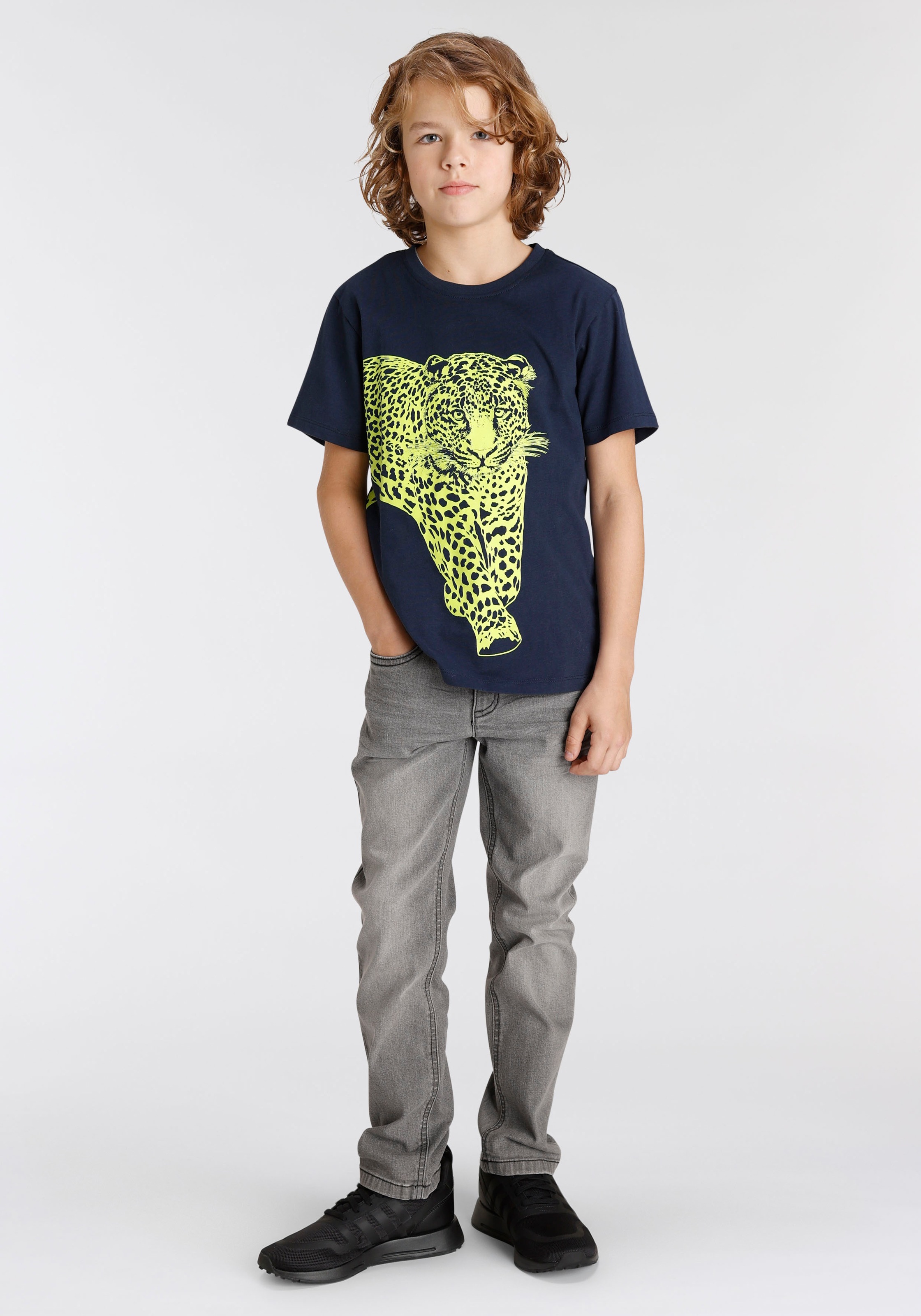 KIDSWORLD T-Shirt »GEPARD«, Animal Print