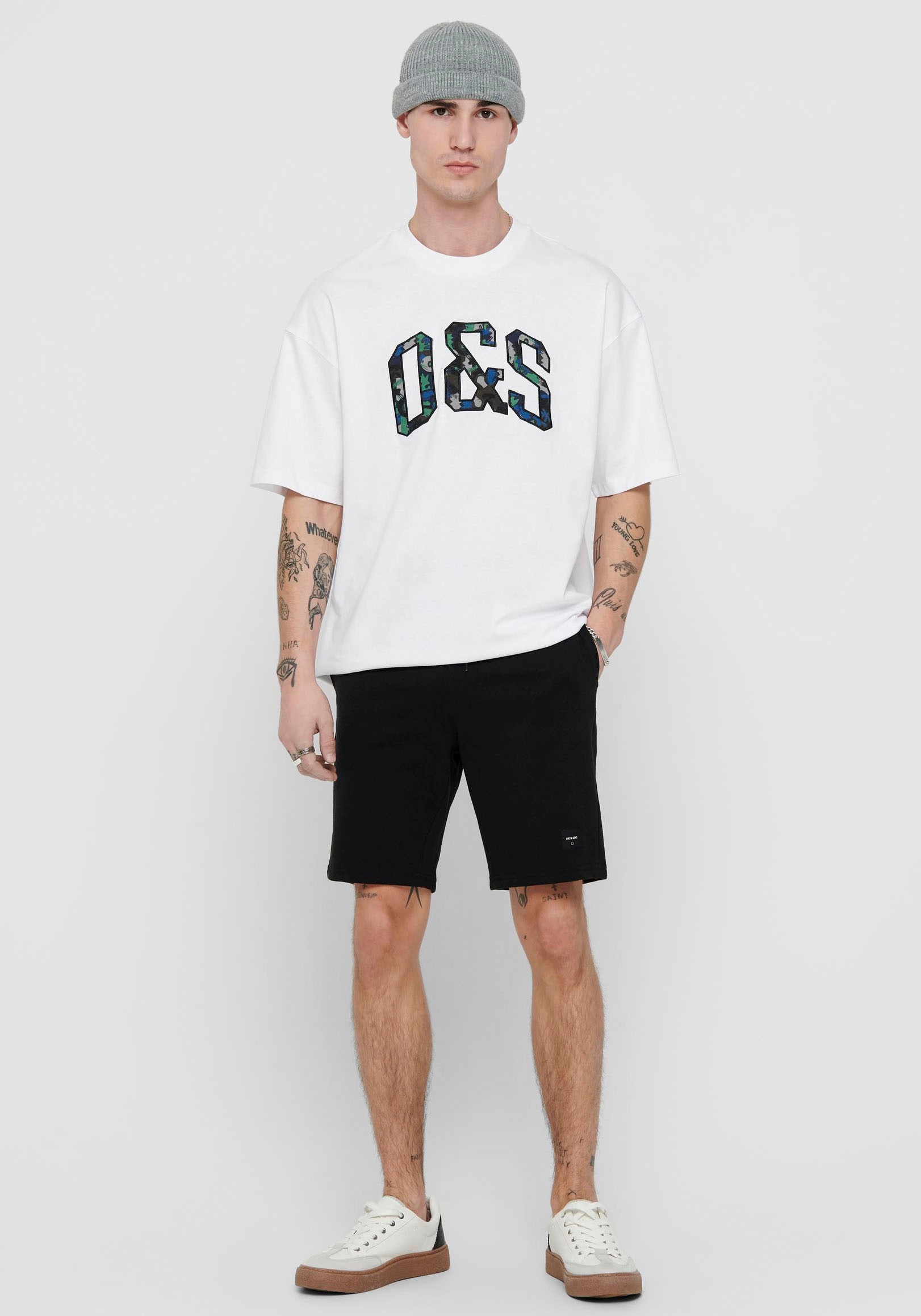 ONLY & SONS Sweatshorts »ONSNEIL SWEAT SHORTS«, unifarben