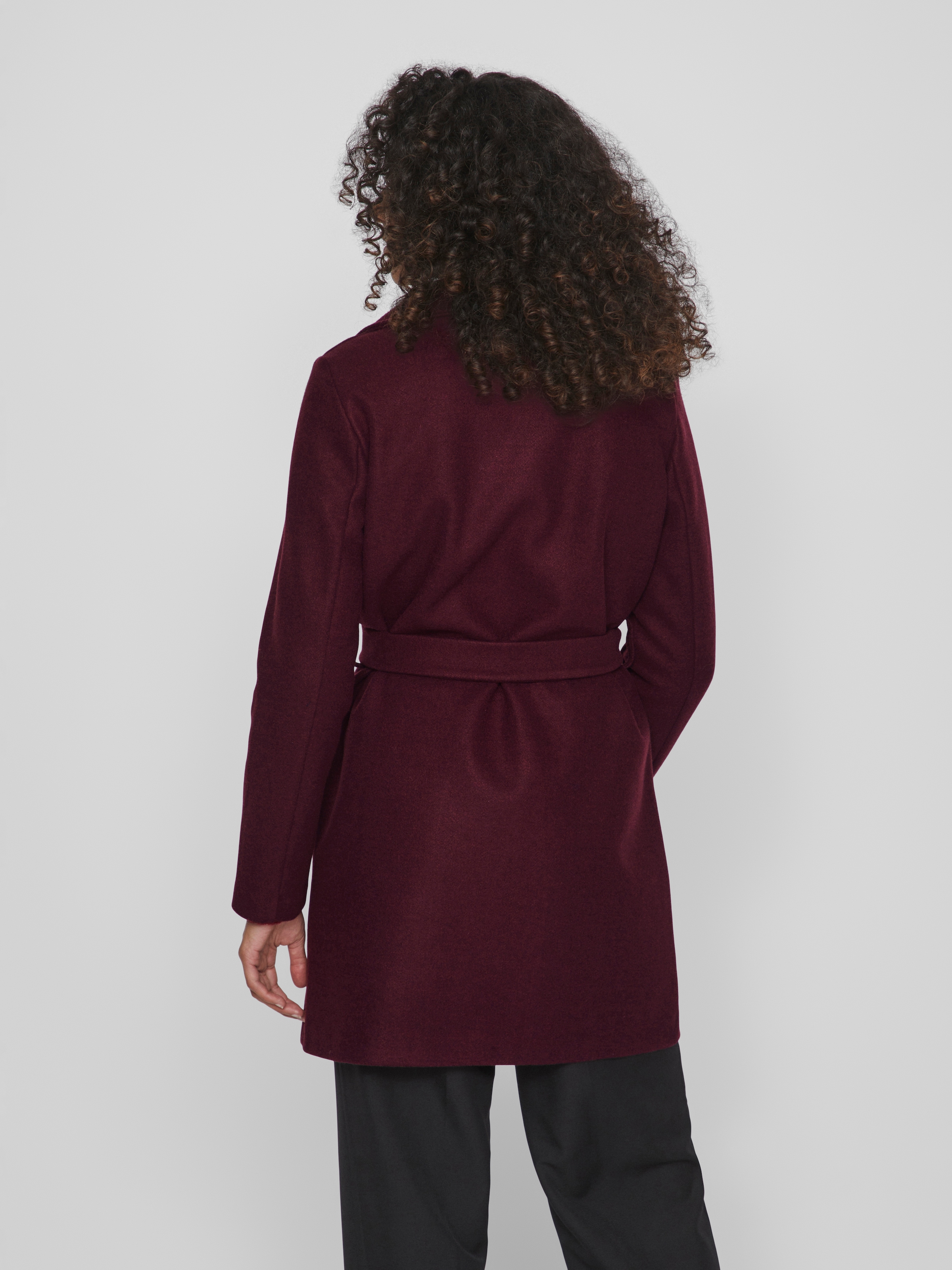 Vila Kurzmantel »VICOOLEY COLLAR BELT COAT - NOOS«