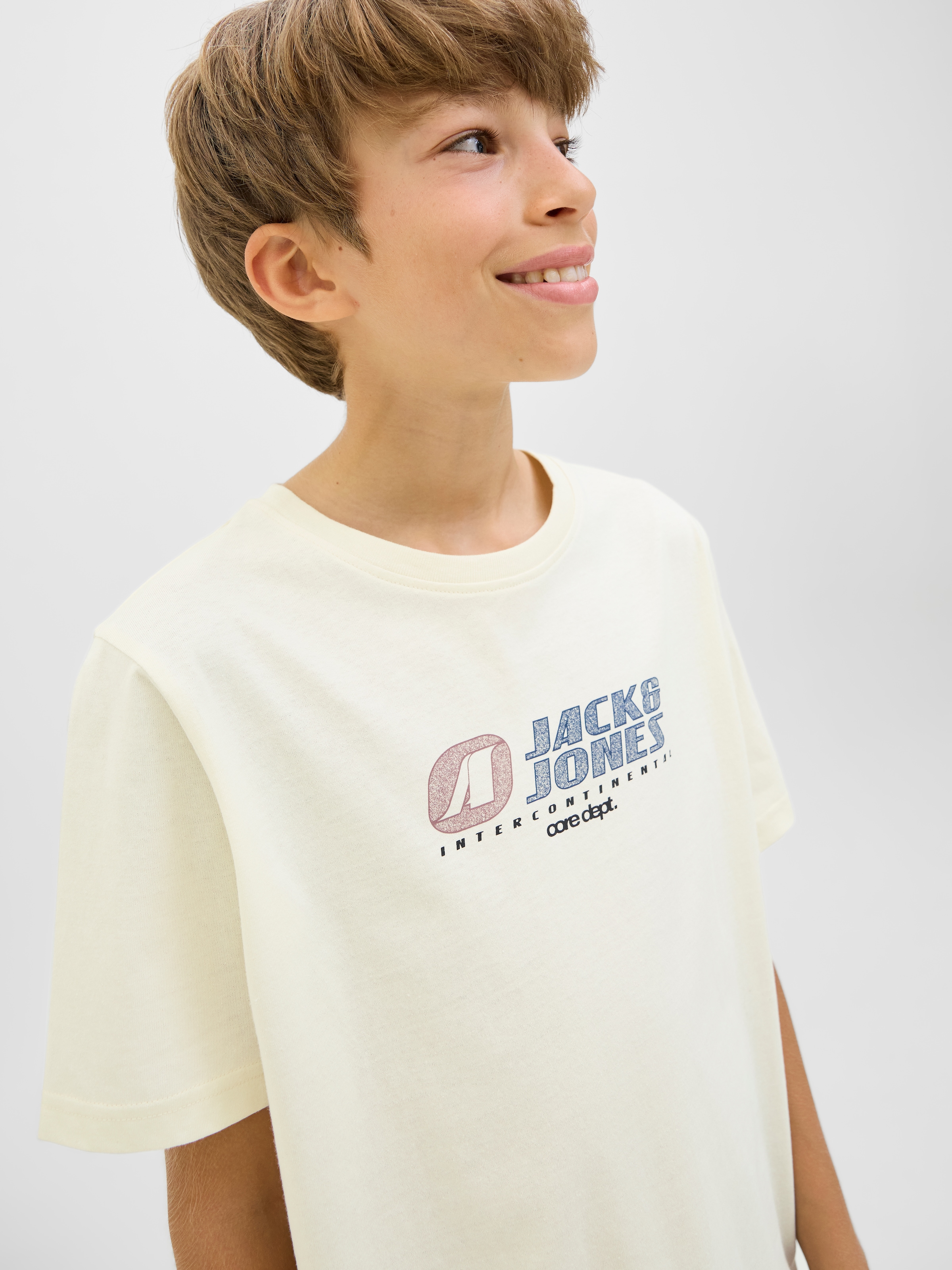 Jack & Jones Junior T-Shirt »JCOTIER FRONT PRINT TEE SS CN SN JNR«