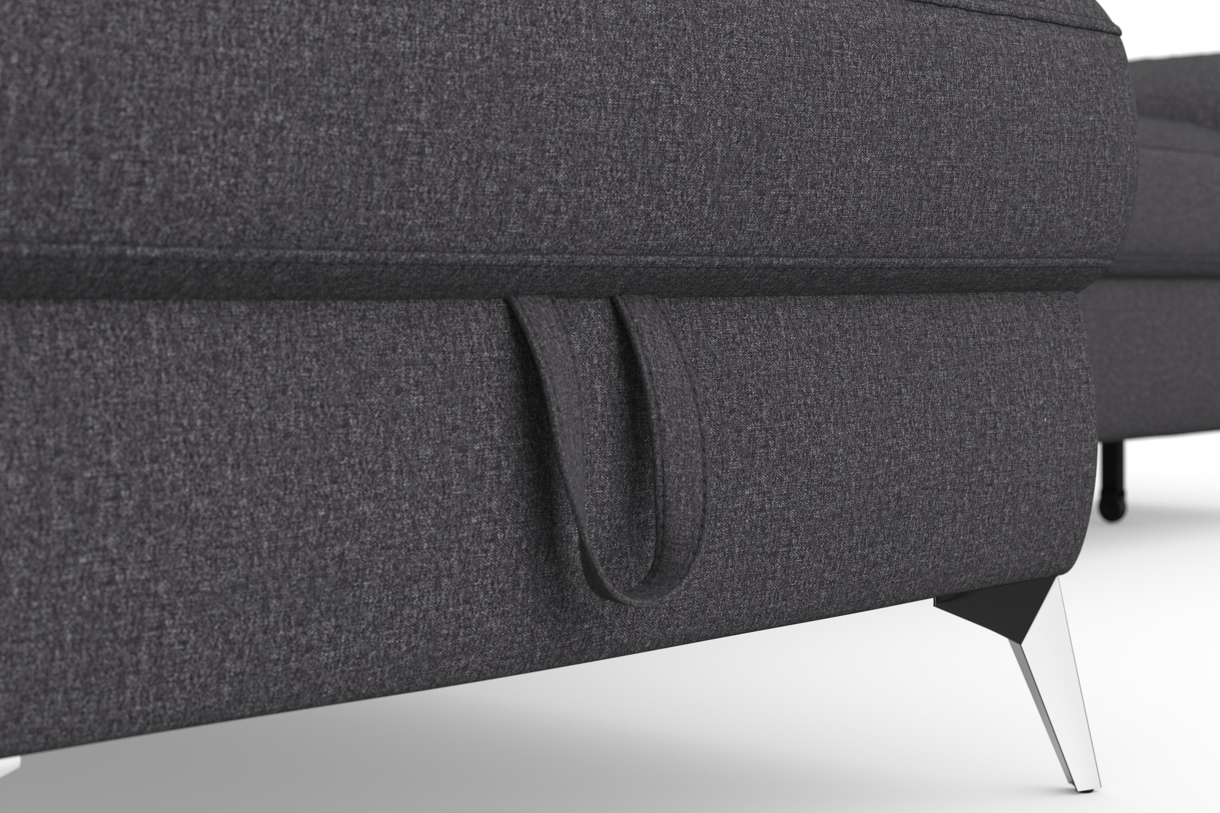sit&more Ecksofa »Padua L-Form«, inklusive Sitztiefenverstellung, Armteilfunktion und Federkern