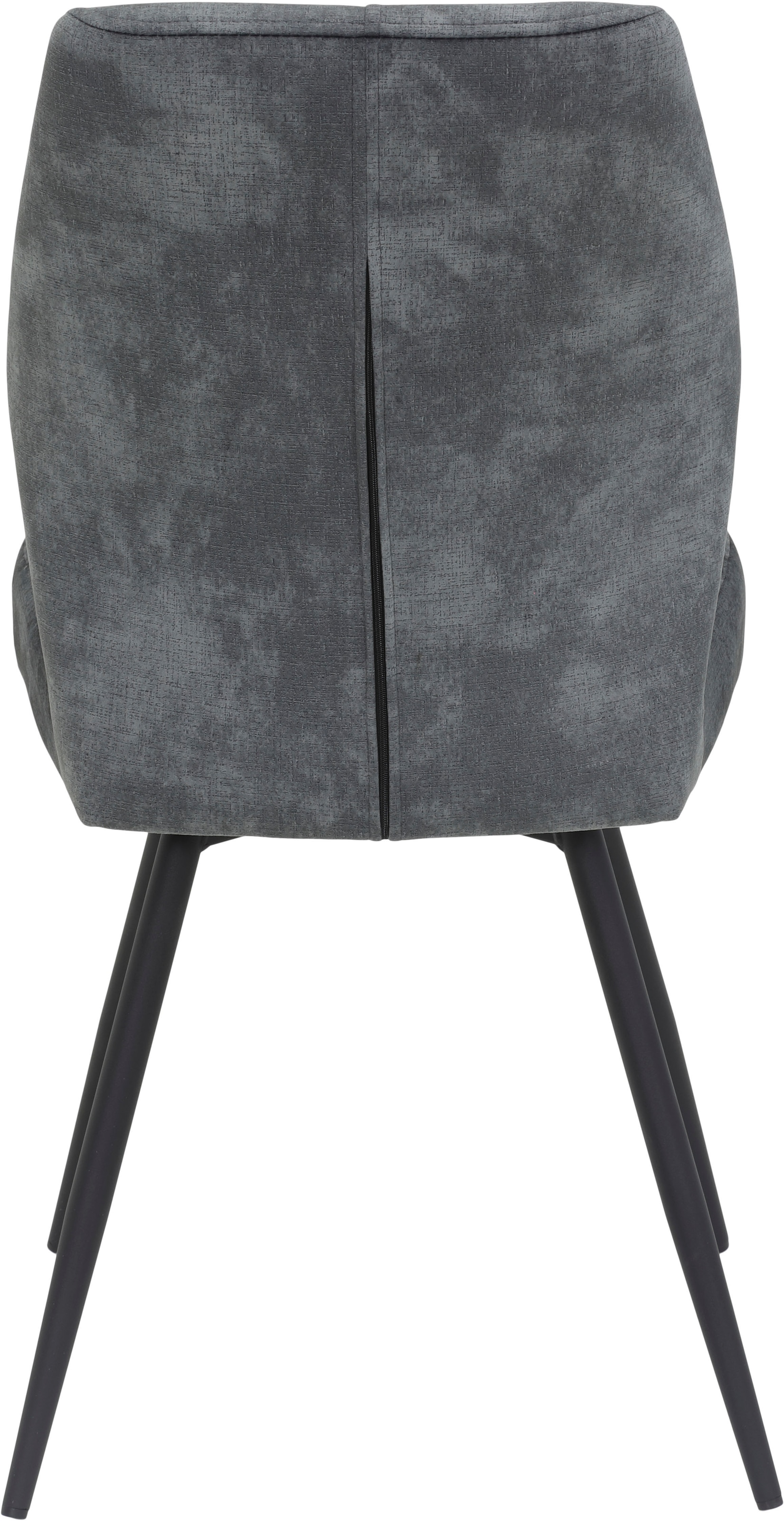 HELA 4-Fussstuhl »ALLY«, (Set), 4 St., Microfaser VINTAGE-Polyester, 4-Fuss, 360° drehbar, gepolstert, Vintage Velvet mit Steppnähten