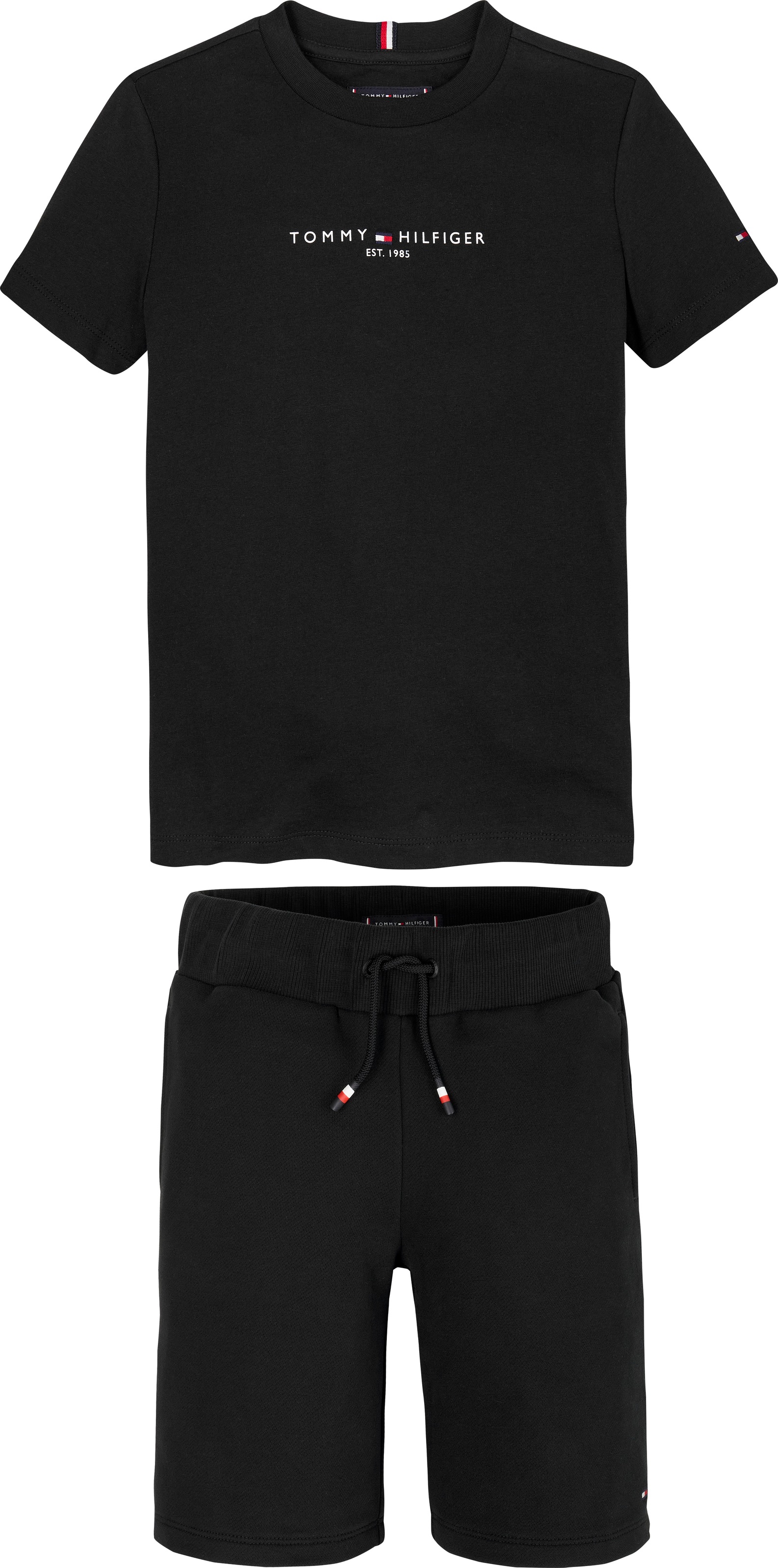 Tommy Hilfiger T-Shirt & Shorts Set, 2er, 2 Stk. mit Logoschriftzug