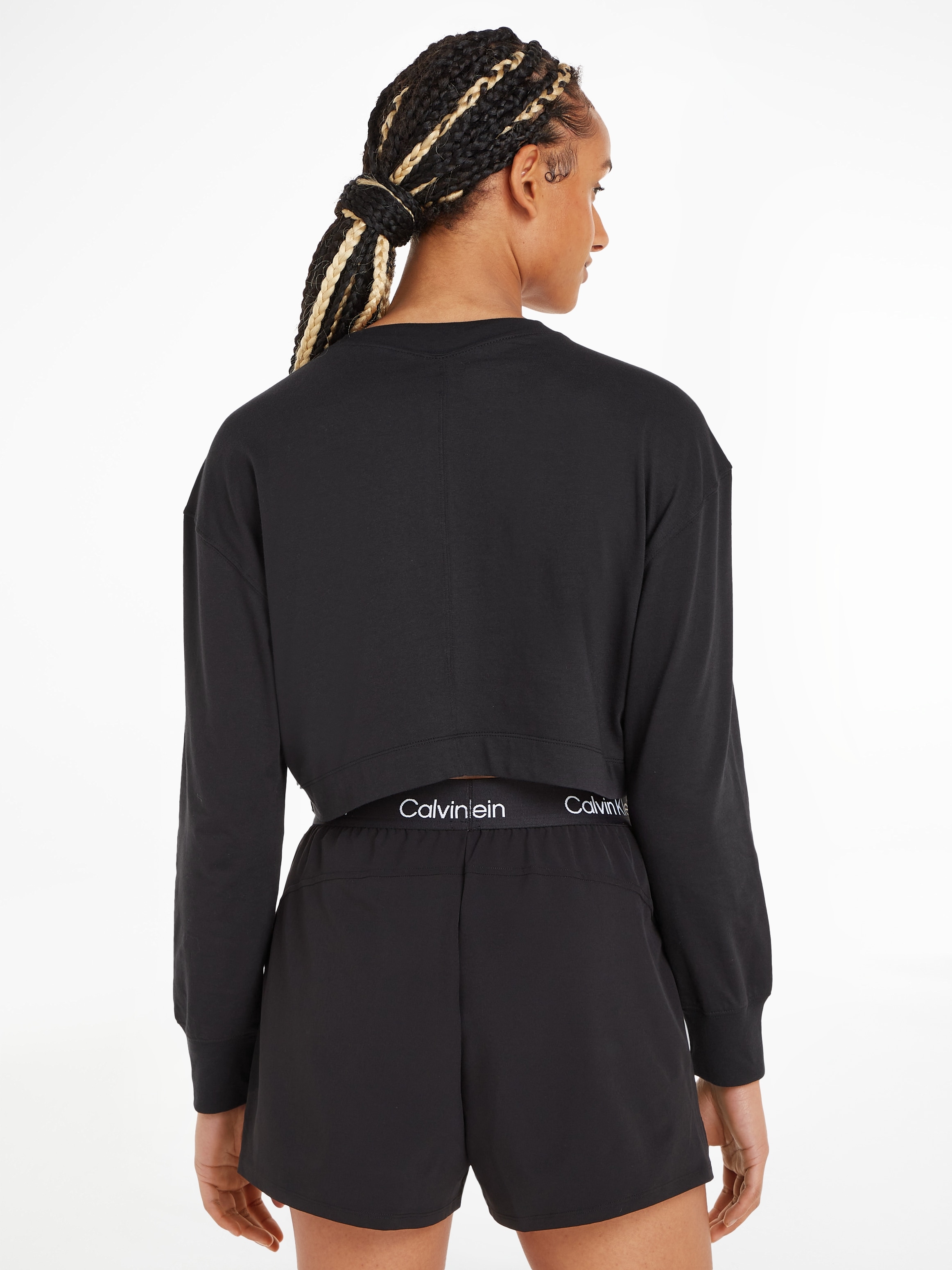 Calvin Klein Sport Langarmshirt »PW - LS Top (Cropped)«, mit  Rundhalsausschnitt online shoppen bei Jelmoli-Versand Schweiz | Shirts