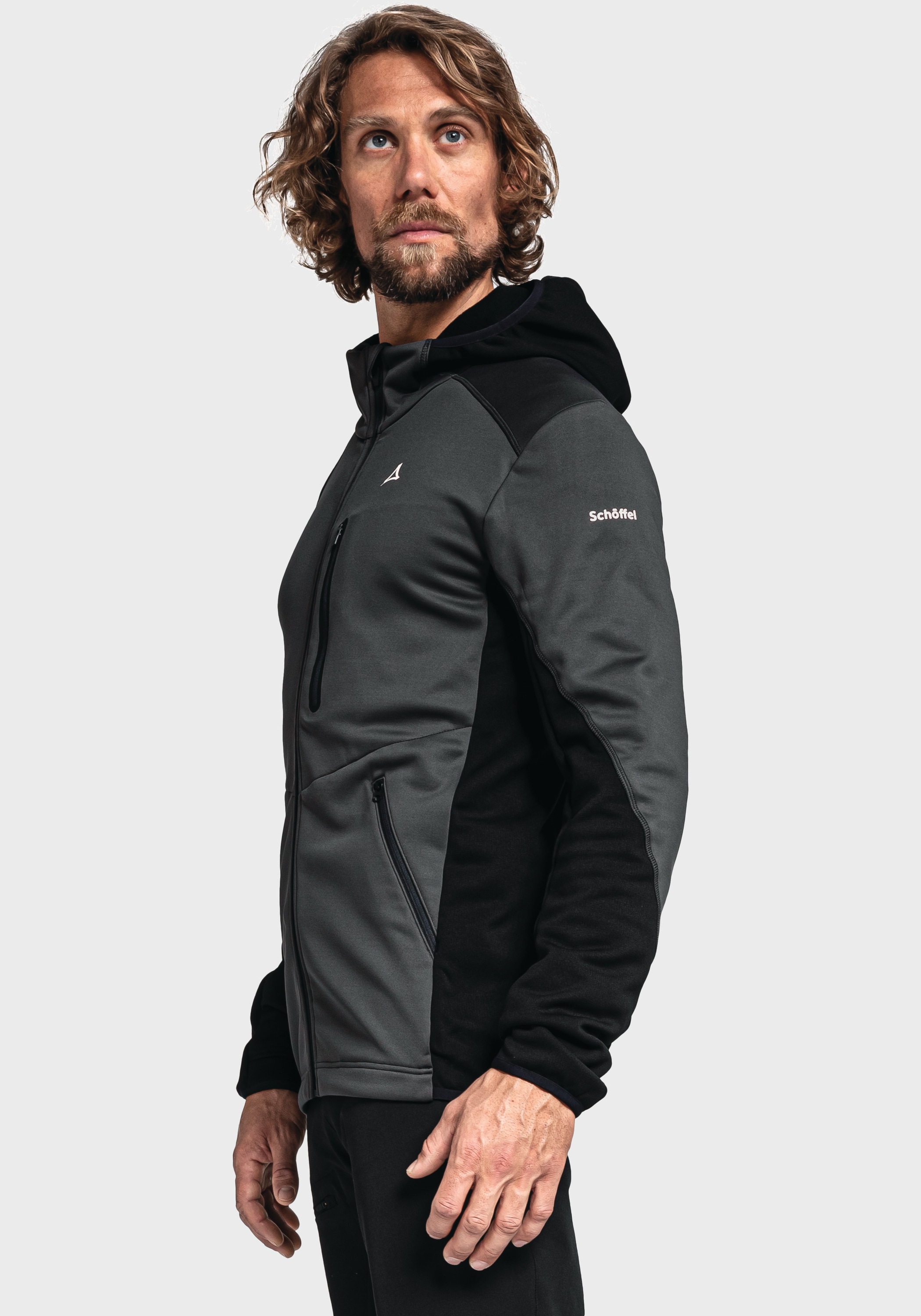 Schöffel Fleecejacke »Fleece Hoody Lodron M«, mit Kapuze