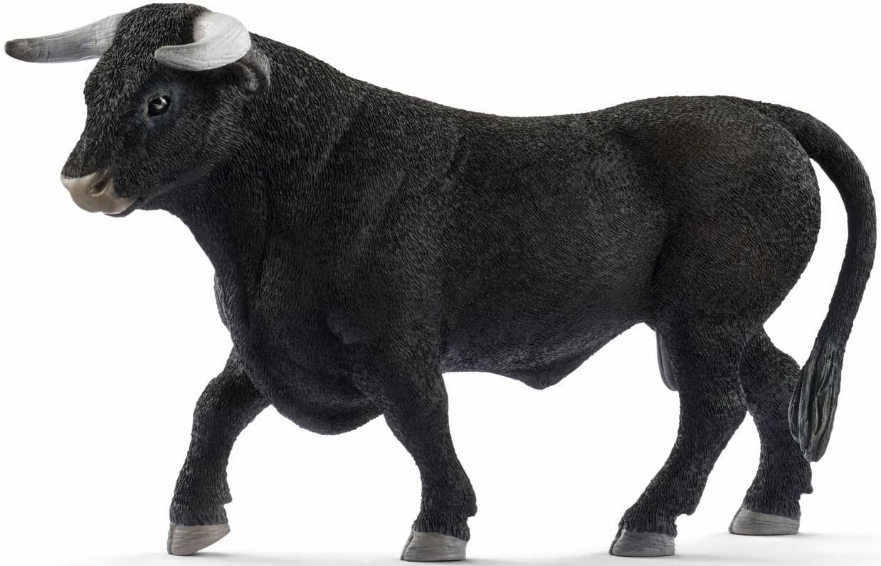 Schleich® Spielfigur »FARM WORLD, Schwarzer Stier (13875)«