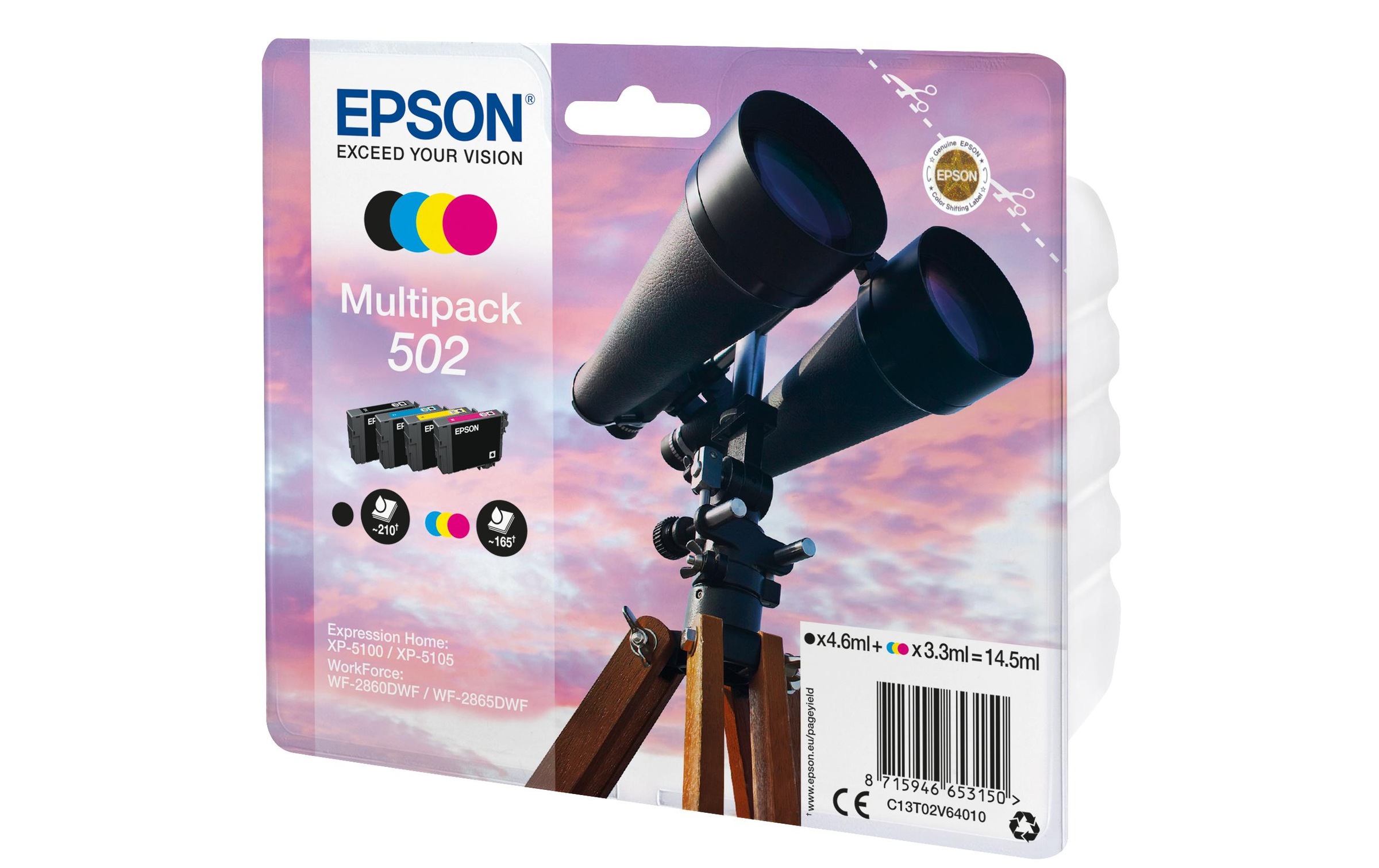 Epson Tintenpatrone »C13T02V64010 Black/Magenta/Yellow/Cyan«