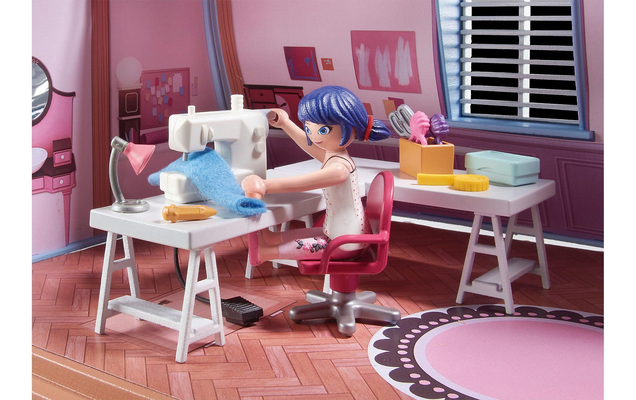 Playmobil® Spielbausteine »Miraculous Marinettes Loft 71334«, (73 St.)
