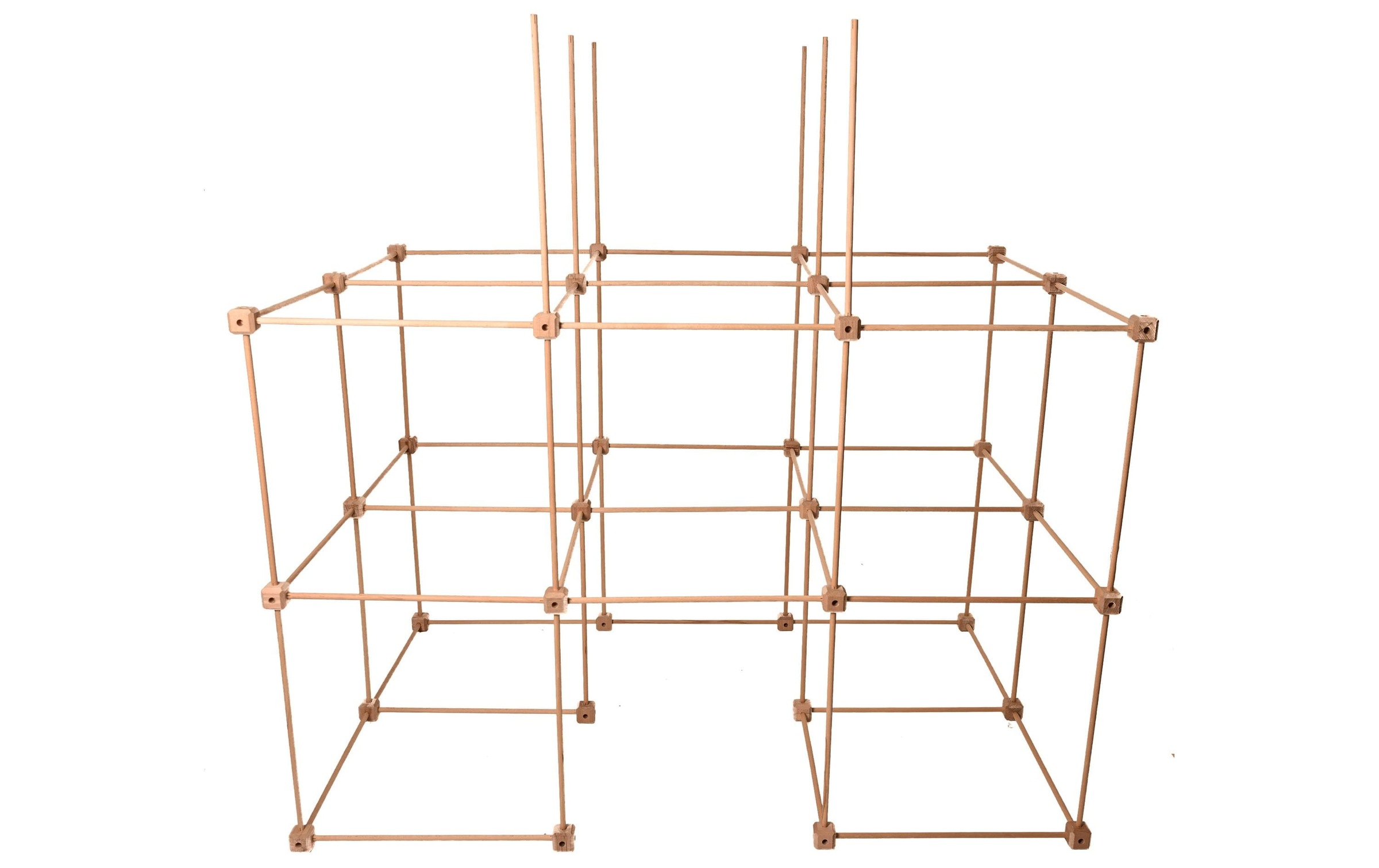 Konstruktions-Spielset »Hüttenheld gross 112 Teile«, Holzart: Buche (Schweiz)