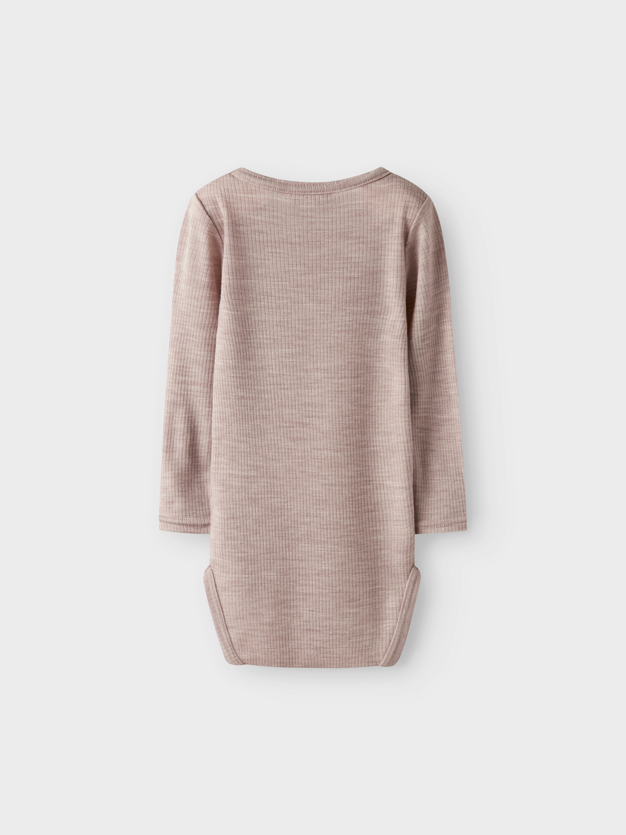 Name It Langarmbody »NBNWAX WOOL RIB LS BODY NOOS«, aus reiner Merinowolle