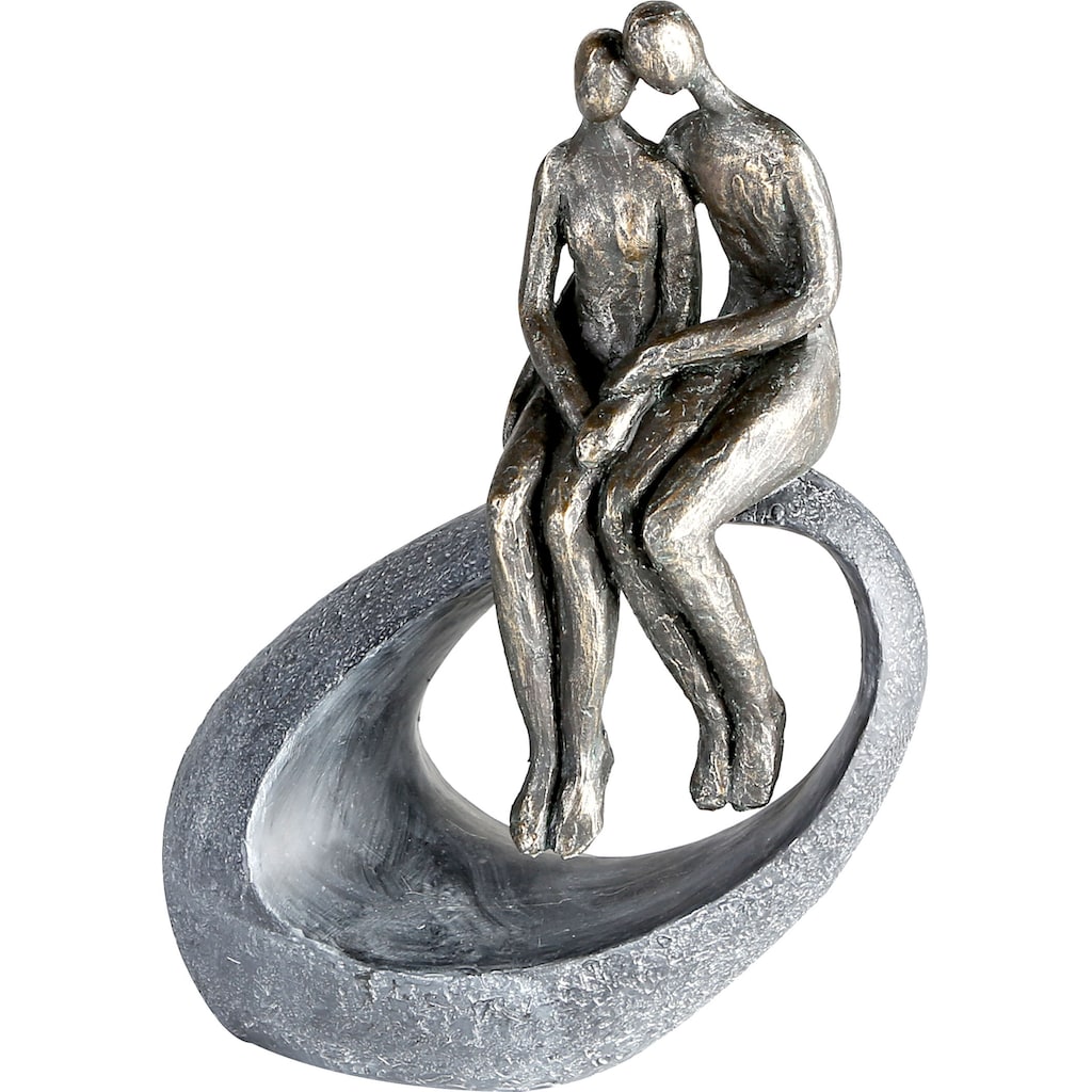 Casablanca by Gilde Dekofigur »Skulptur Moment, bronzefarben/grau«