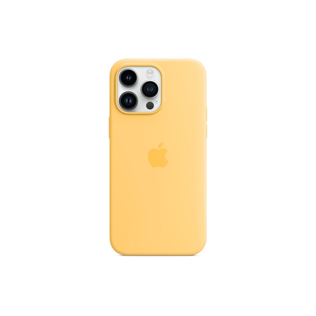 Apple Smartphone-Hülle »Pro Max Silicone Case Yello«, iPhone 14 Pro