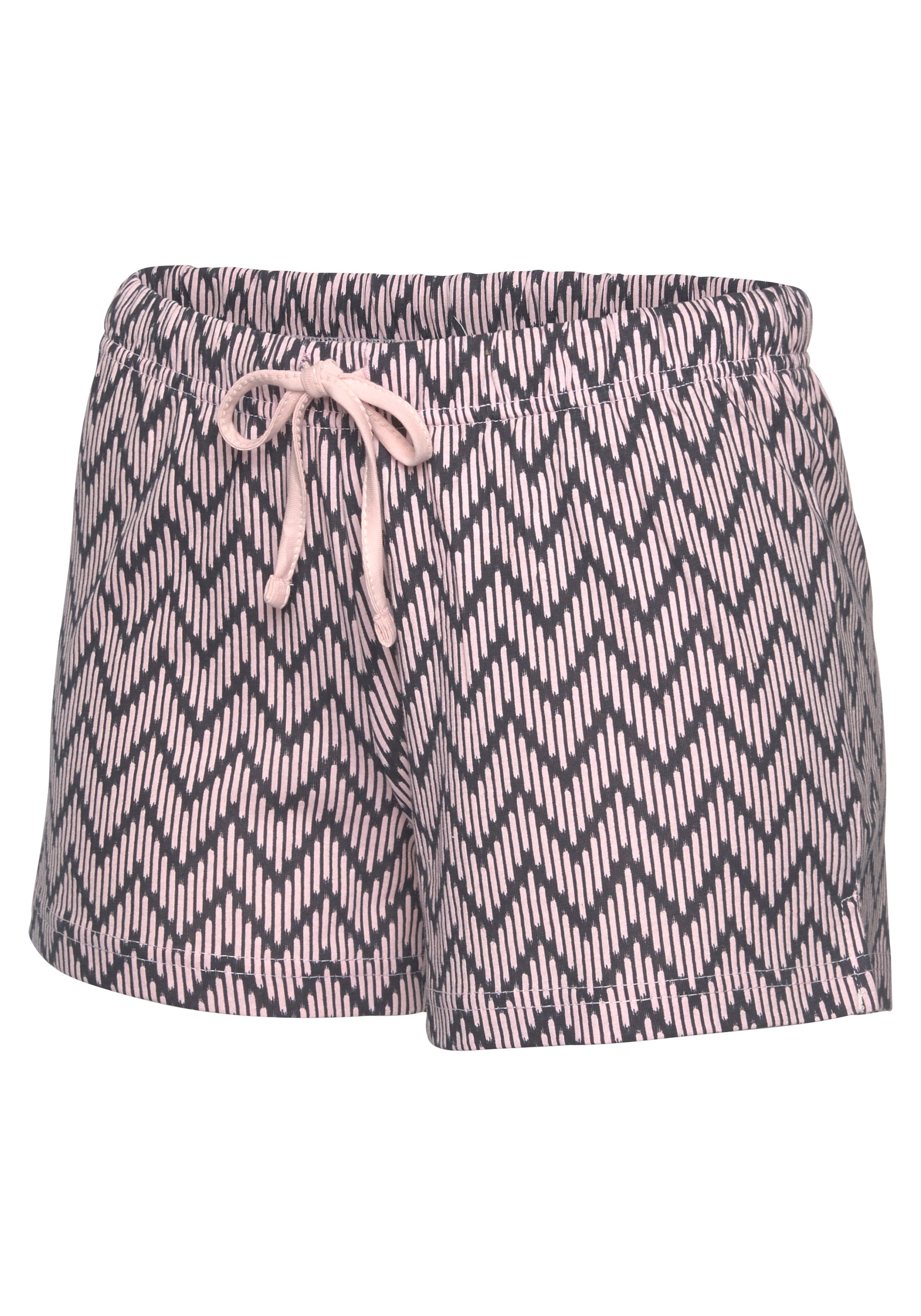 Vivance Dreams Shorty, (2 tlg.), mit gemusterter Schlafshorts