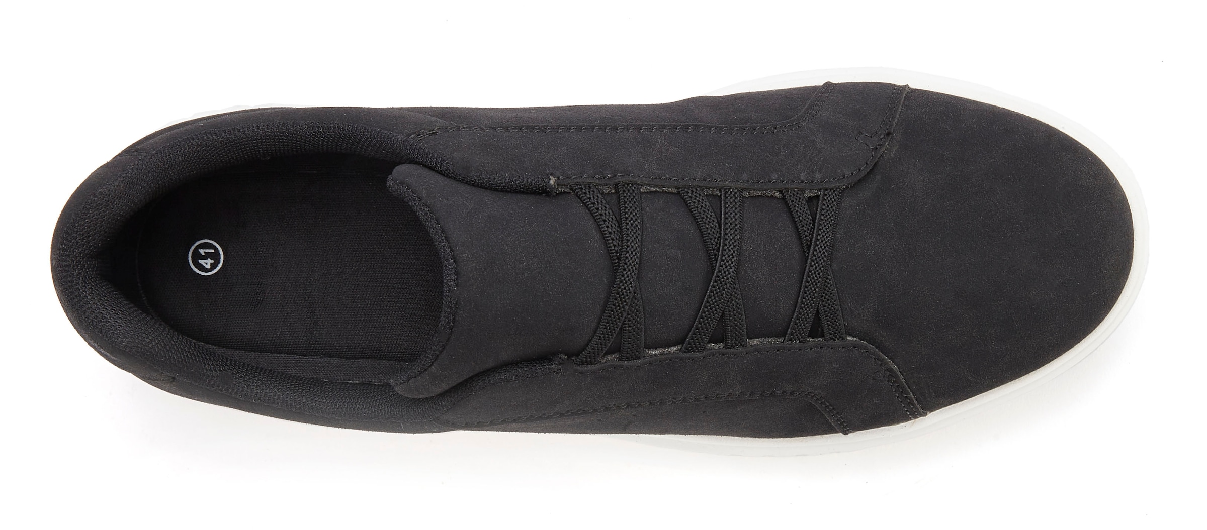 John Devin Sneaker »Freizeitschuh, Slip-On Sneaker«, mit elastischen Bändern für schnelles Reinschlüpfen, Unisex VEGAN