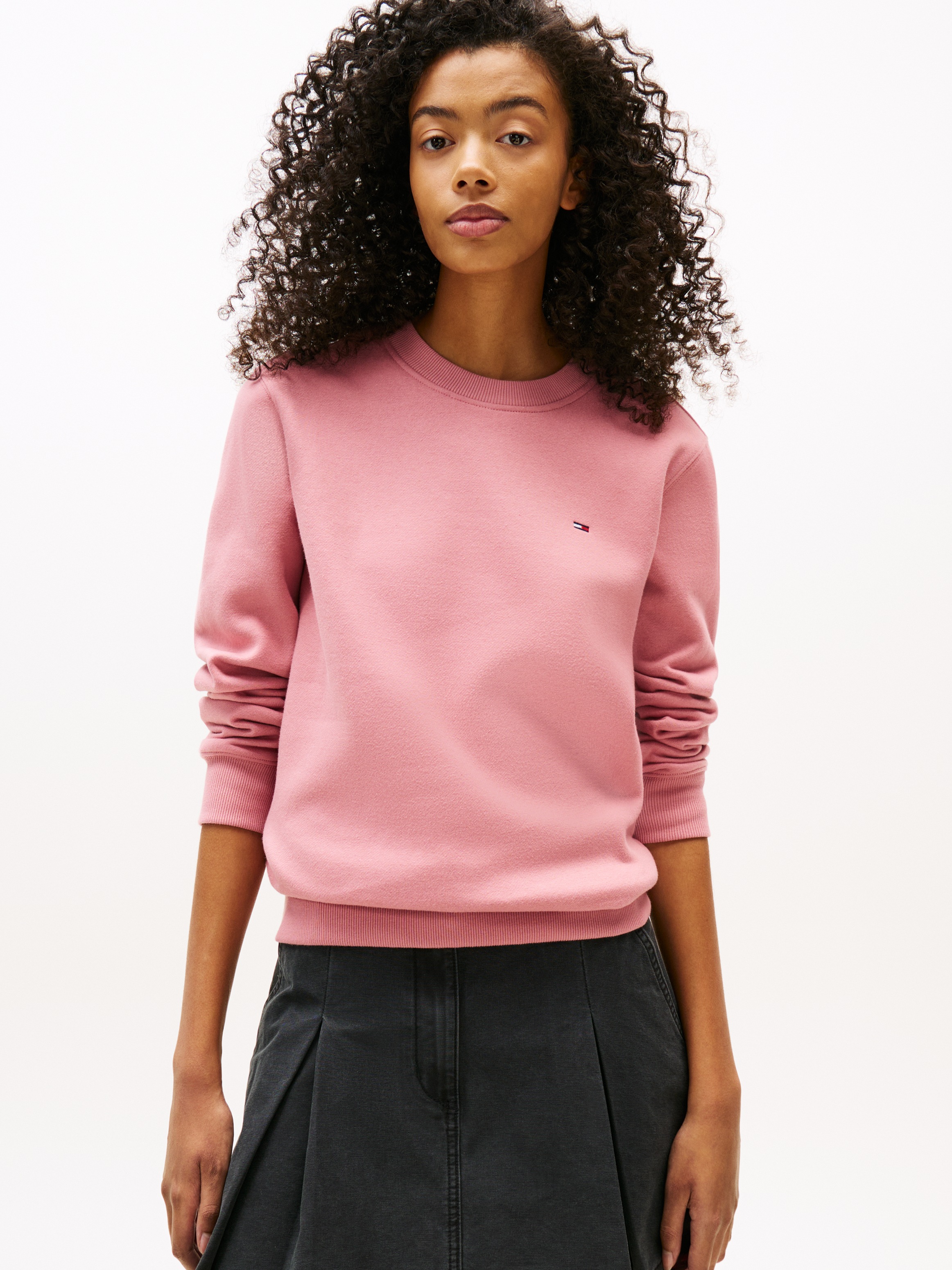 Tommy Jeans Sweatshirt »TJW REG S FLAG CREW«, mit Logostickerei