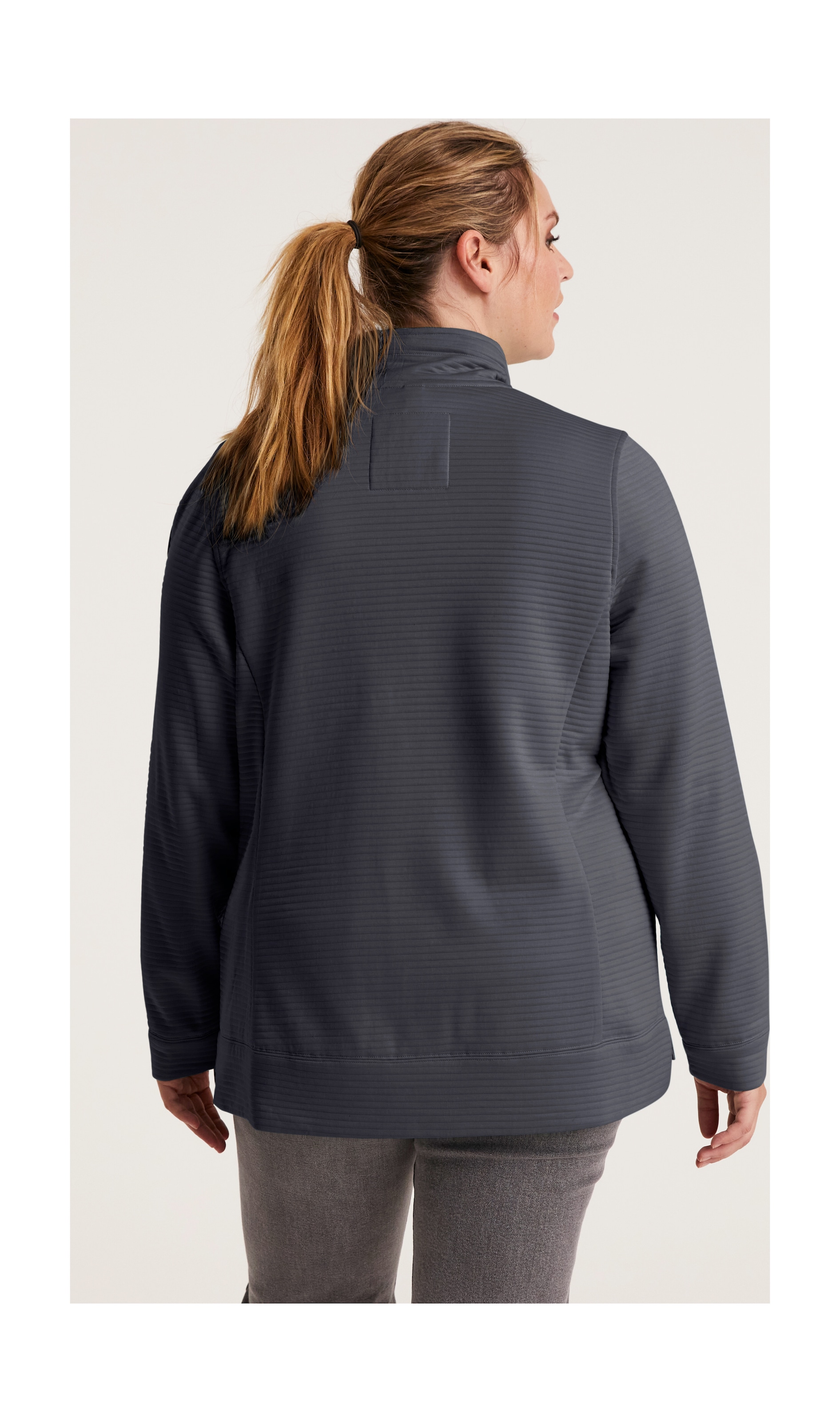 STOY Strickjacke »STS 13 WMN FLX JCKT«, Leichte Powerstretchjacke mit 4-Wege-Stretch und Kinnschutz