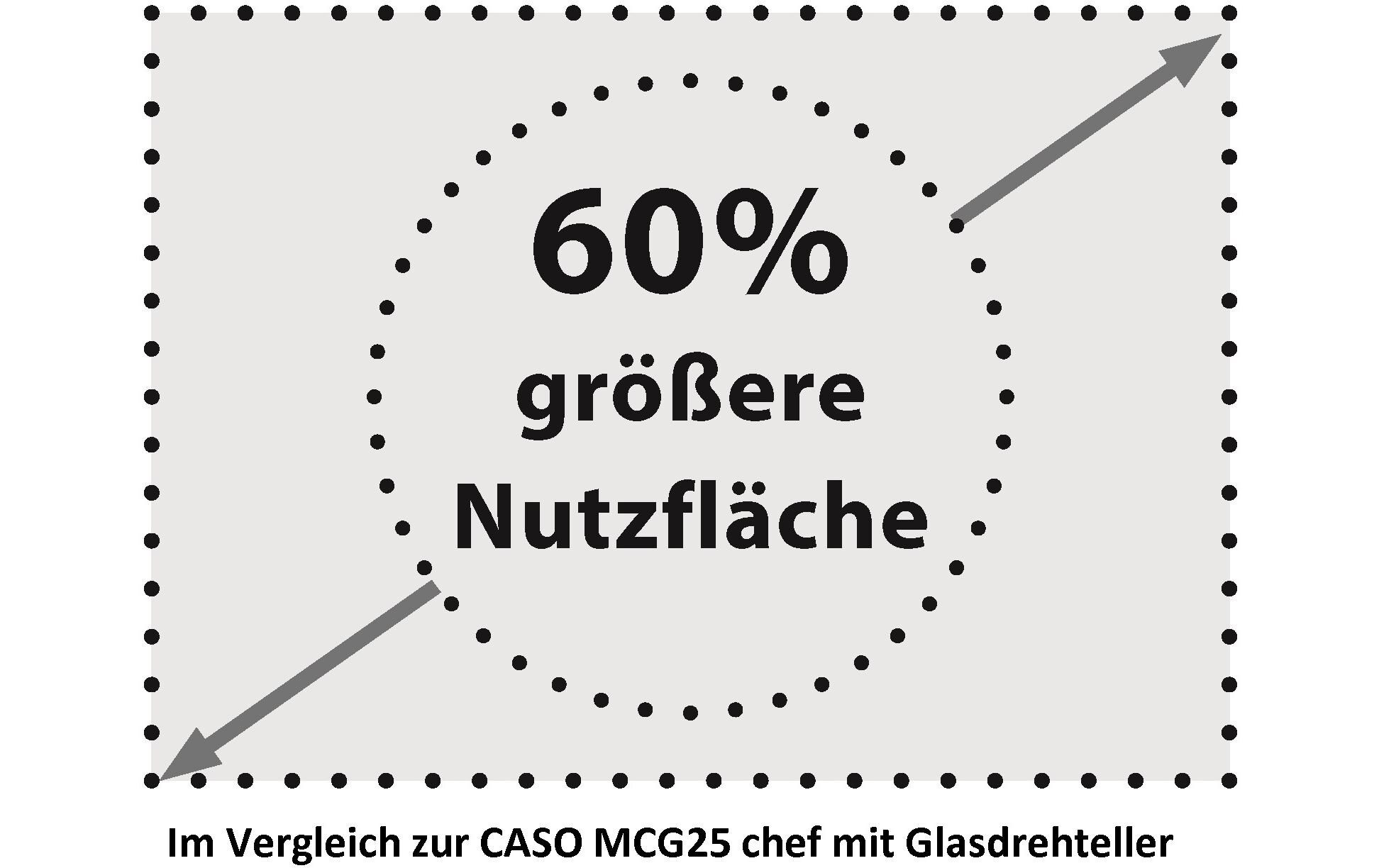 Caso Mikrowelle »MCG 25 Ceramic Chef«, 900 W