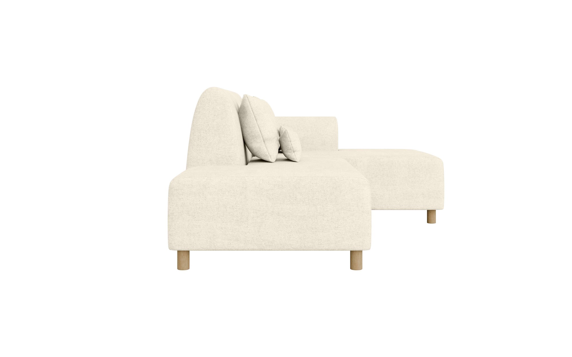 INOSIGN Ecksofa »Suyala«, L-Form mit Hocker