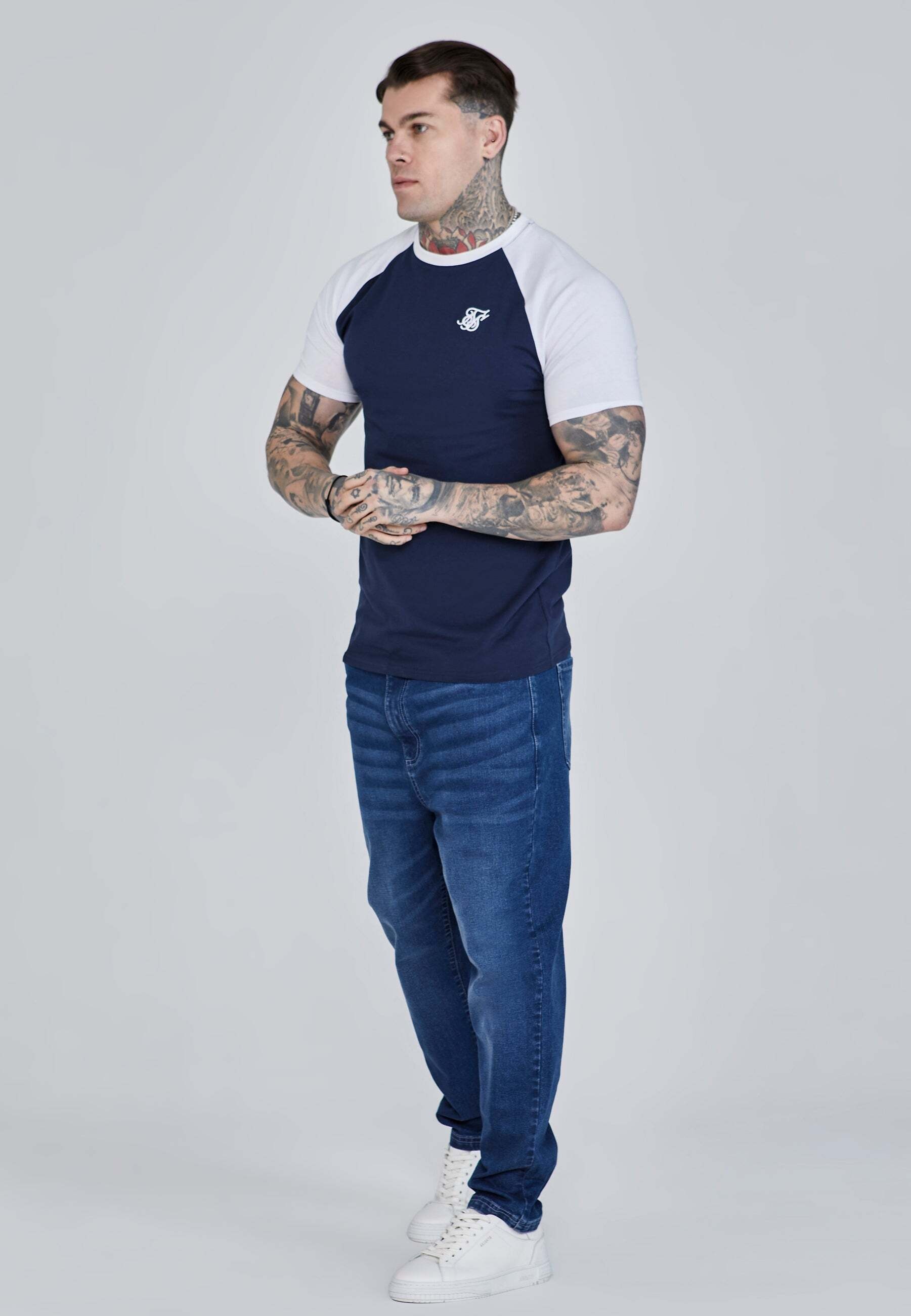 Siksilk T-Shirt »Siksilk T-Shirt Raglan T-Shirt«