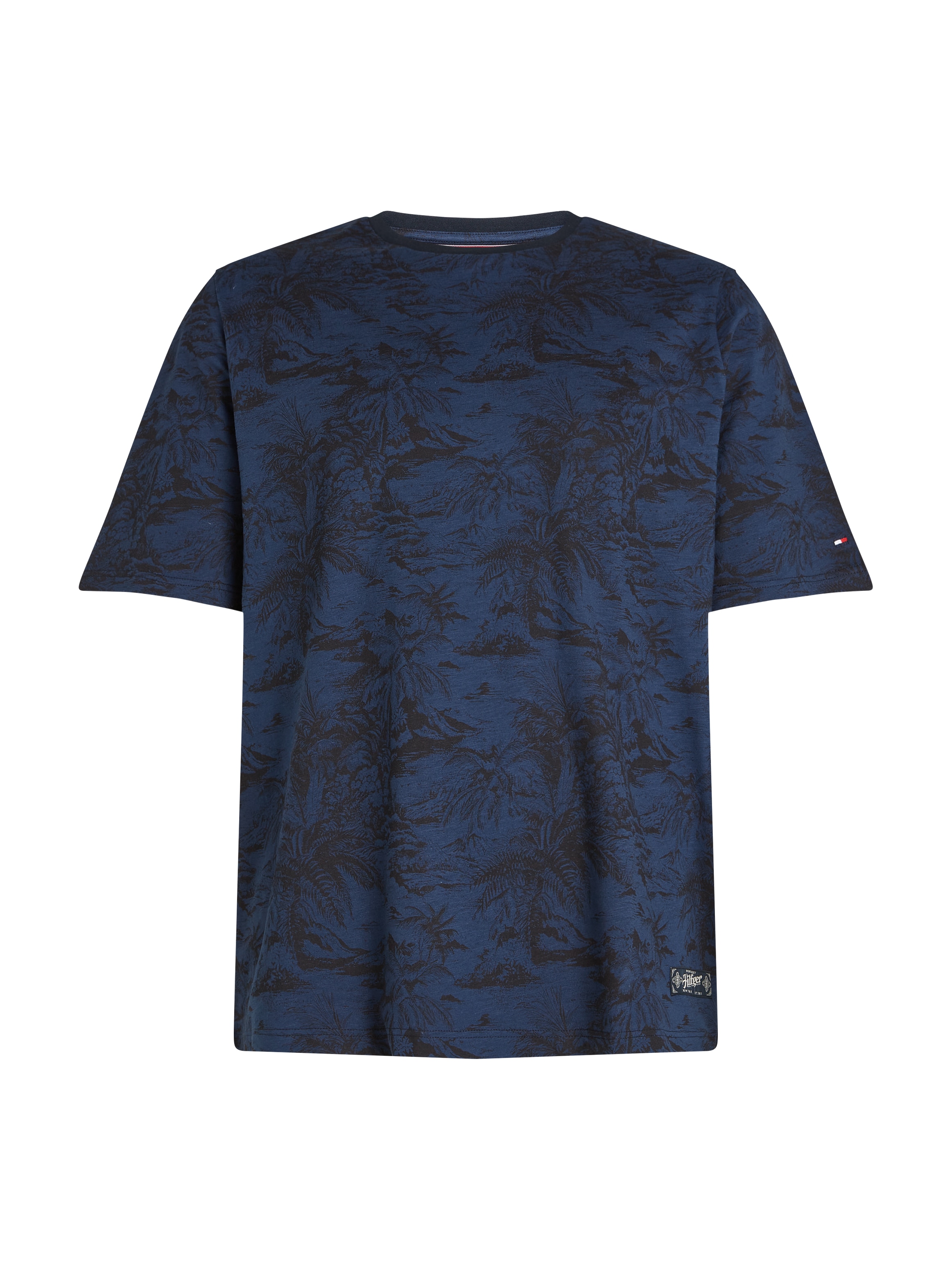 Tommy Hilfiger Big & Tall T-Shirt »BT-SUMMER SLUB AOP TEE-B«, Grosse Grössen