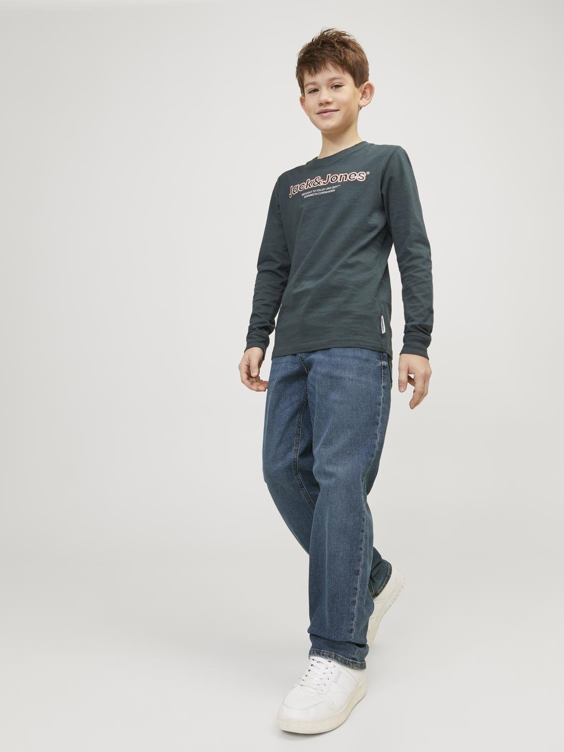 Jack & Jones Junior Regular-fit-Jeans »JJICLARK JJORIG STRETCH SQ 223 NOOS MNI«