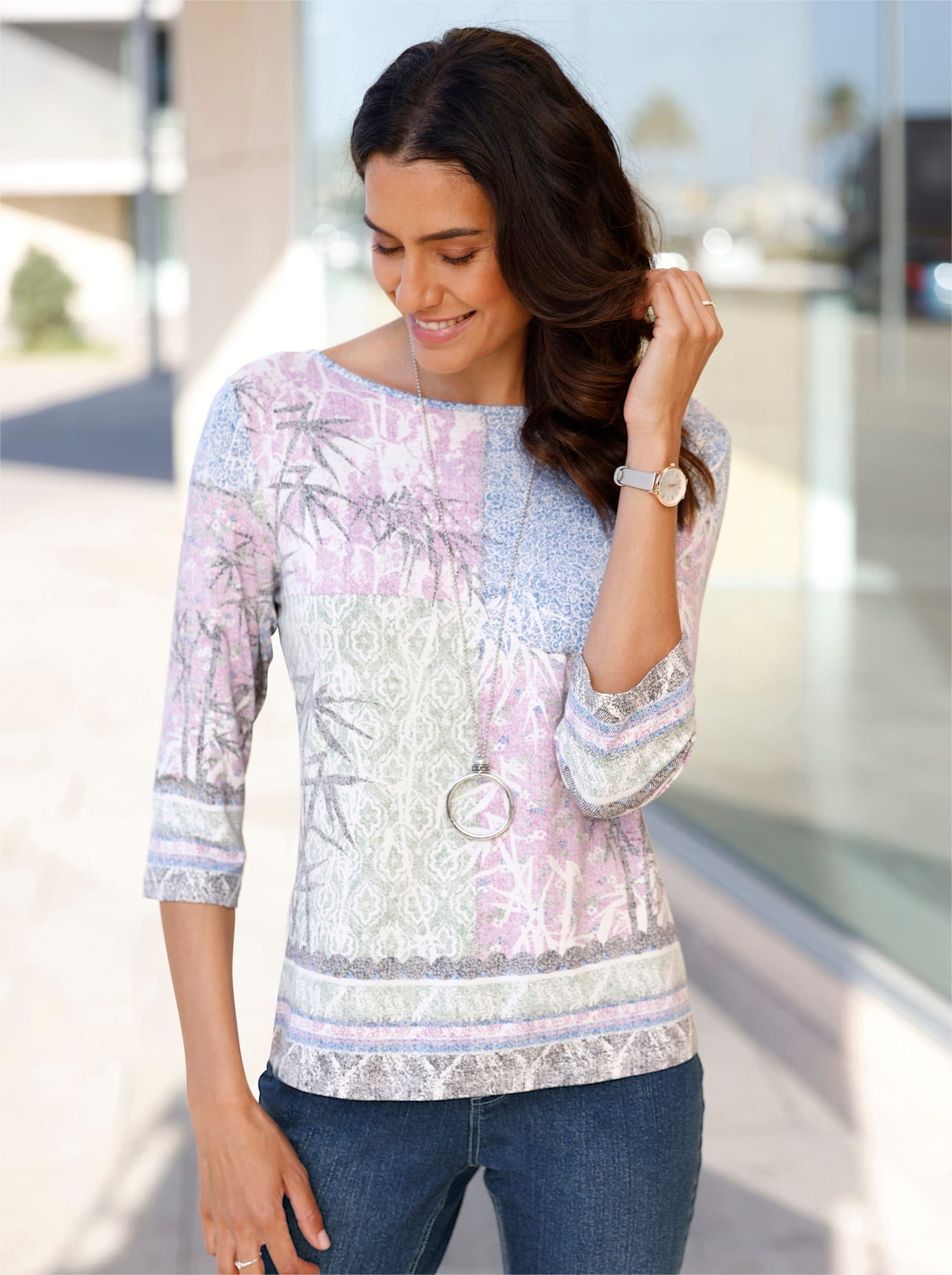 Inspirationen Print-Shirt »3/4-Arm-Shirt« 1 Stk.