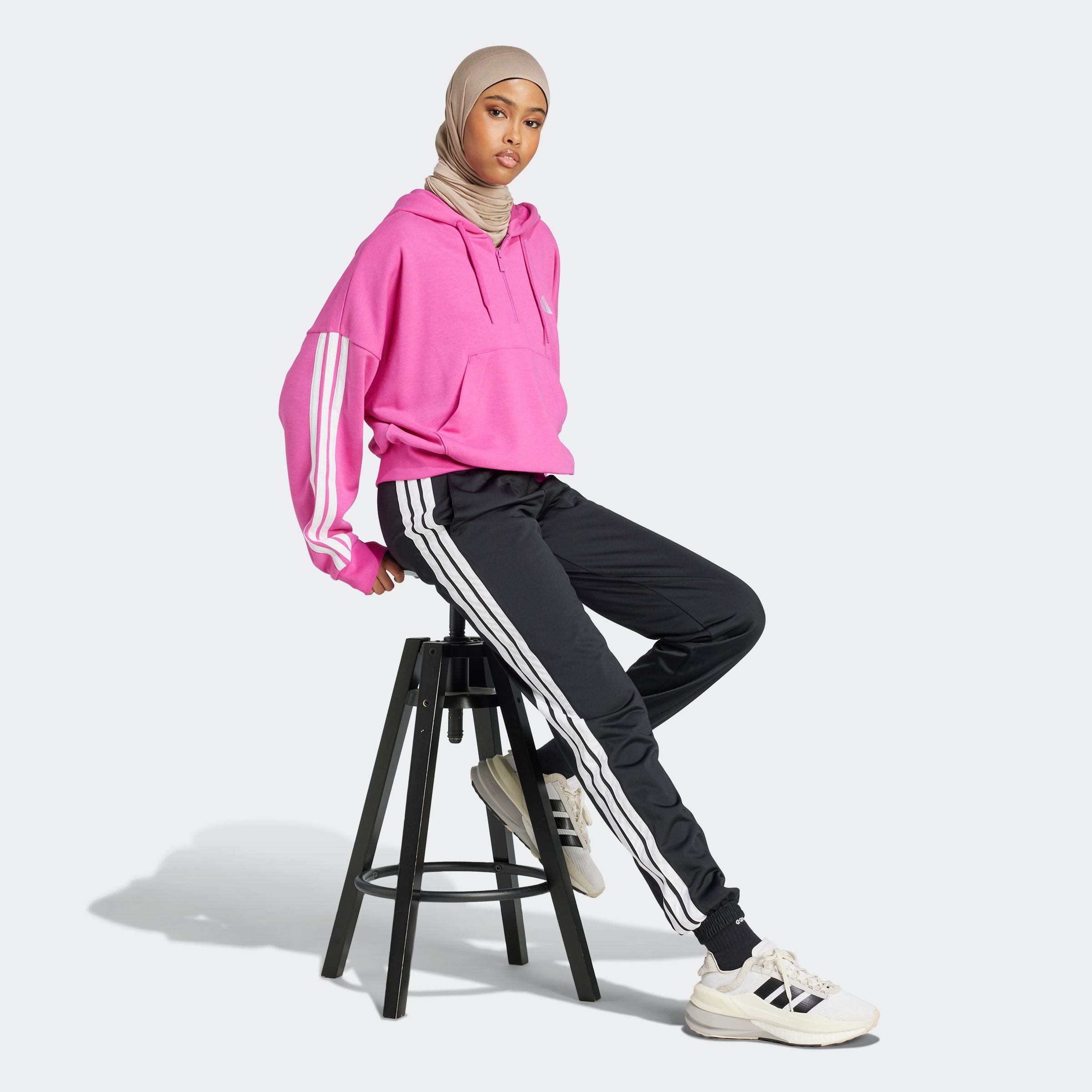 adidas Sportswear Kapuzensweatshirt »W 3S FT QZ HD«