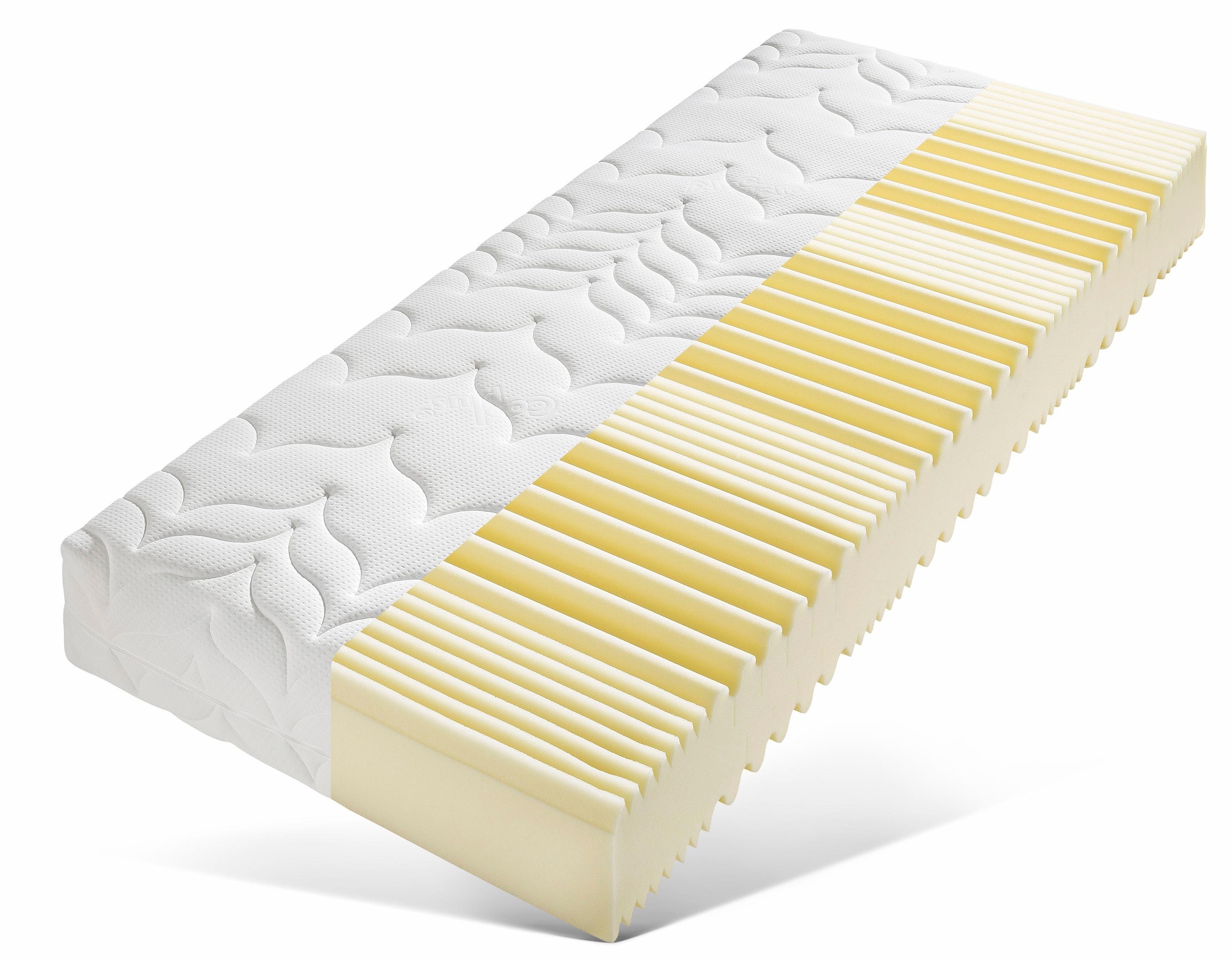 Beco Kaltschaummatratze "Luxus-Matratze – GOLD Kaltschaummatratze für hohe Belastbarkeit" 23 cm hoch Raumgewicht: 40 kg/m³ 1 Stk. tlg. Hohe Tragkraft, Klimakomfort, Wendematratze, ideal auch 140x200