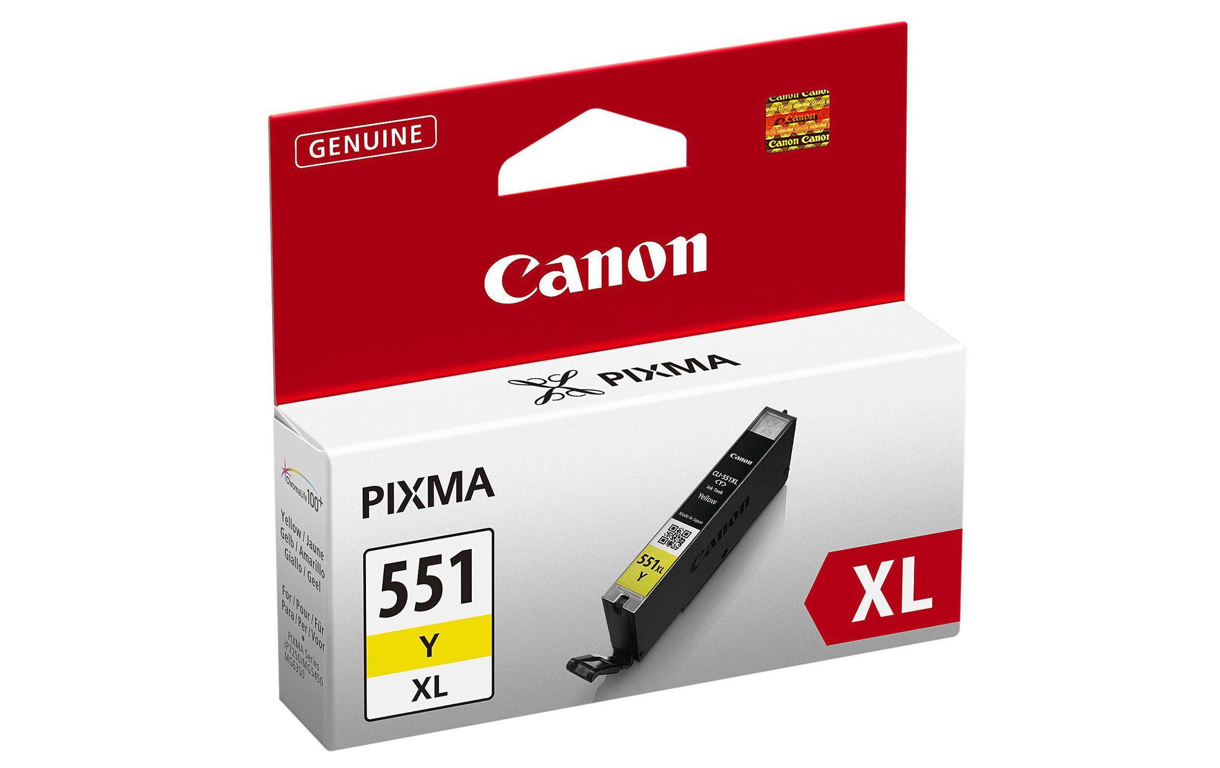 Canon Tintenpatrone »CLI-551Y XL yellow, 11ml«