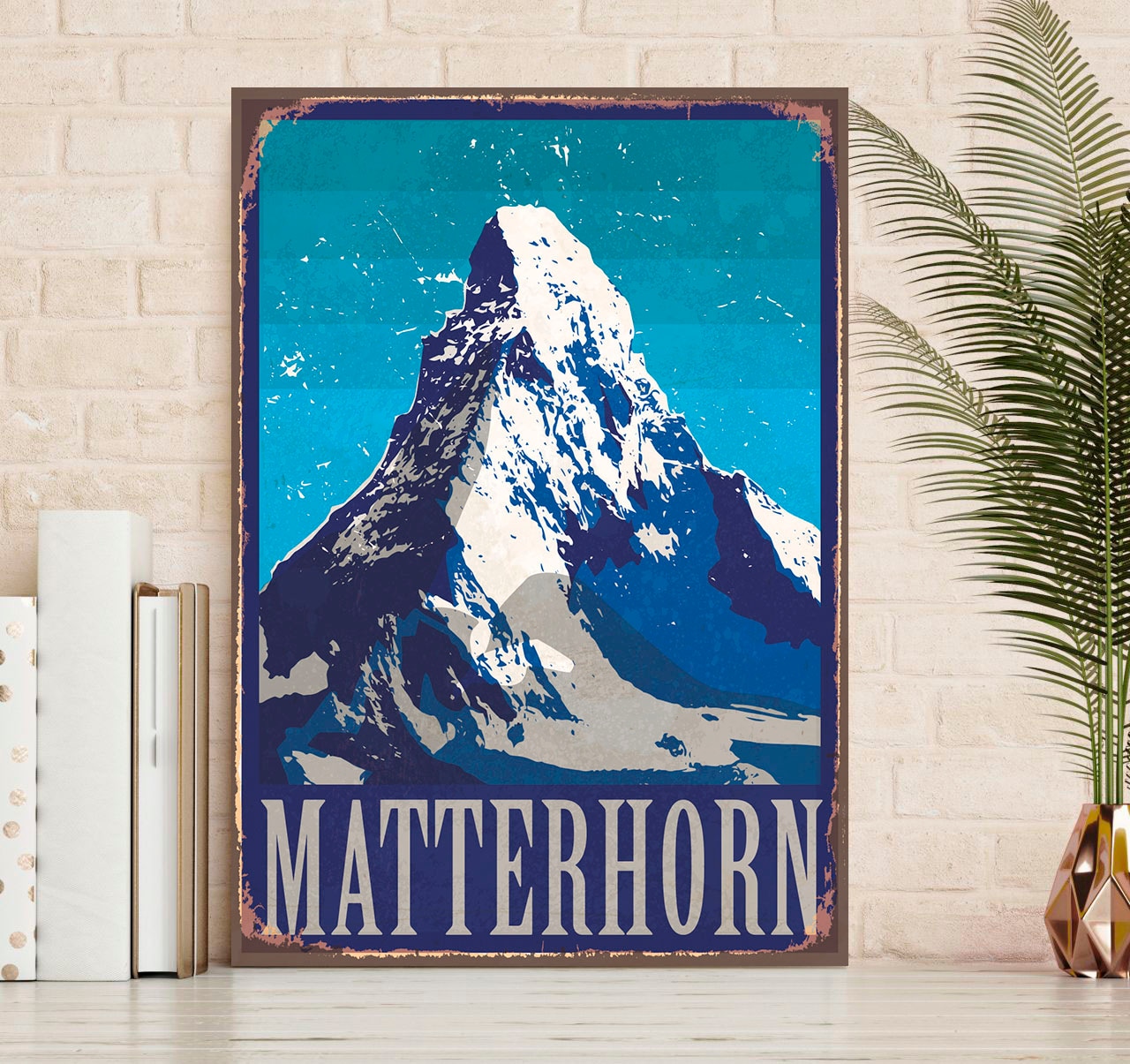 queence im ❤ (1 Shop entdecken Jelmoli-Online »Matterhorn«, Stahlschilder St.), Metallbild