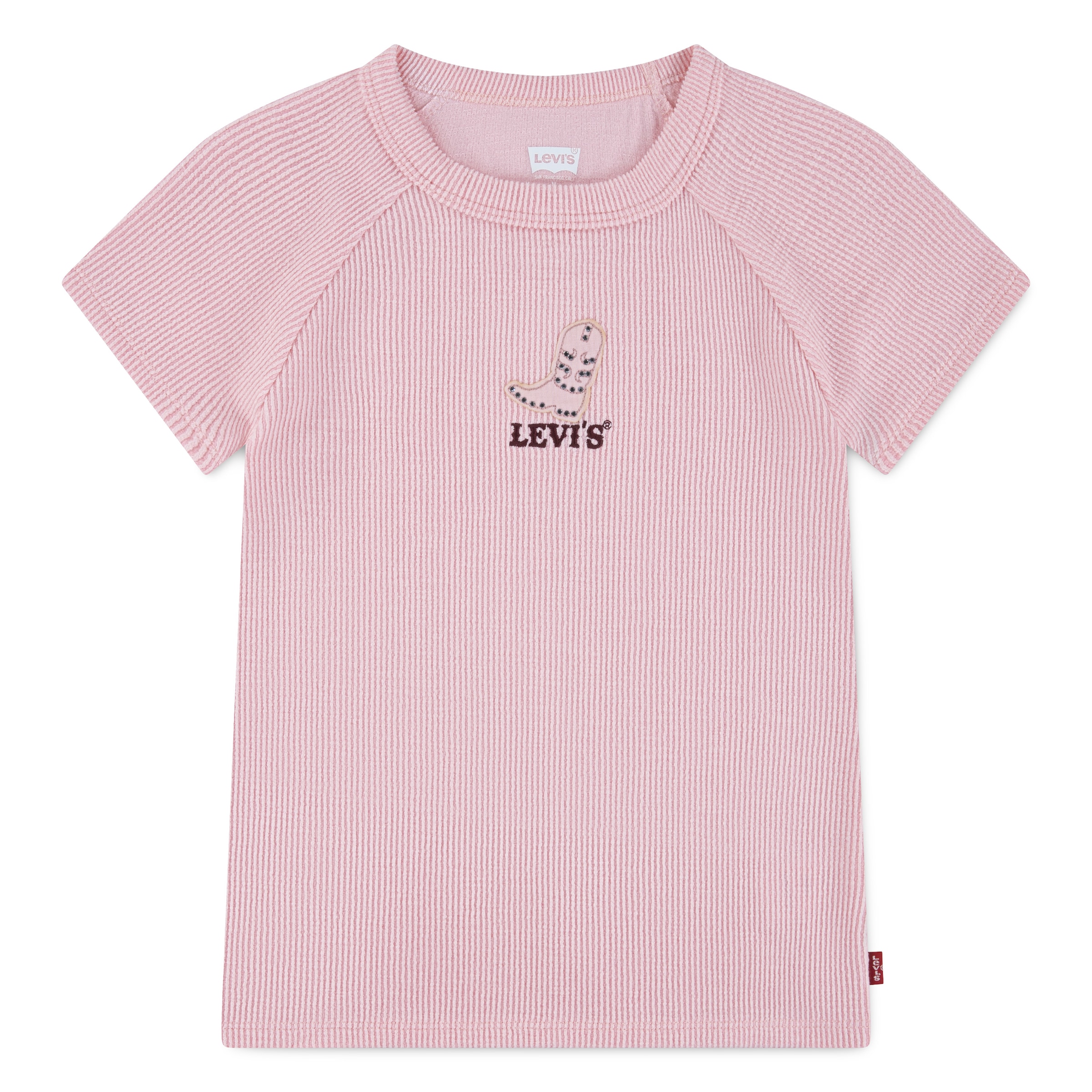 Levi's® Kids Rundhalsshirt »LVG COLOR BLOCK RAGLAN« in feiner Rippstruktur, for Girls