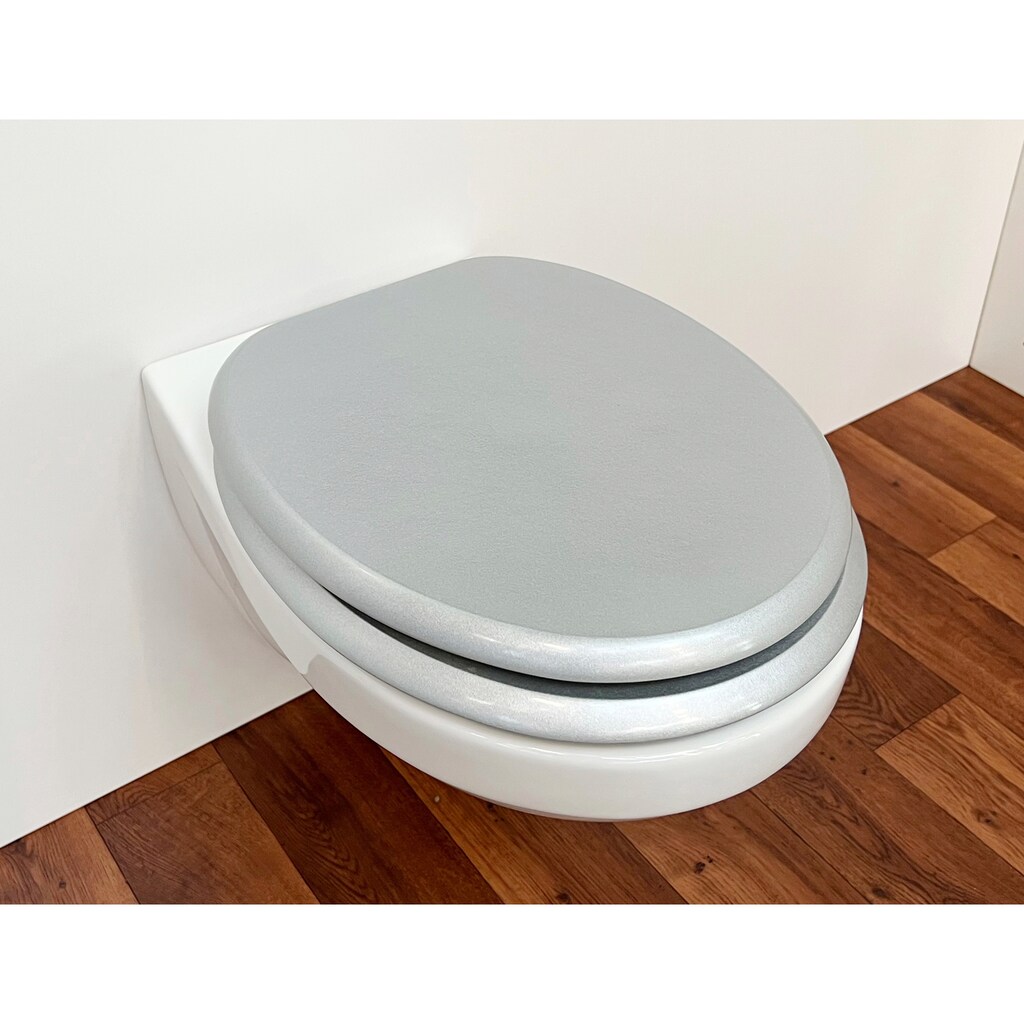 ADOB WC-Sitz »Silberfarbenmetallic«
