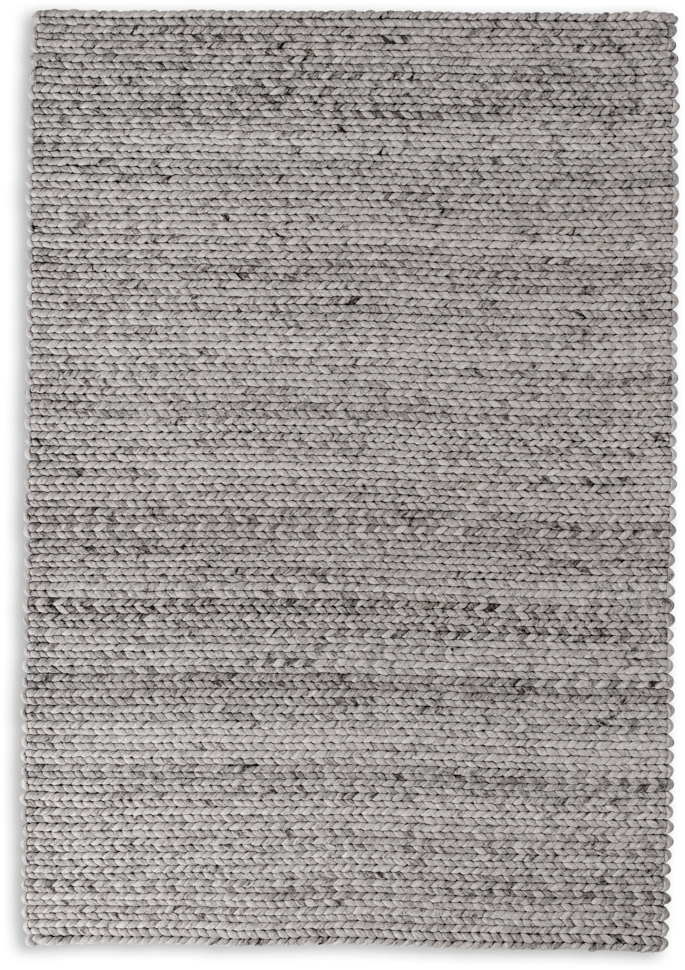 SCHÖNER WOHNEN-Kollektion Teppich "Enisa 6027" rechteckig 15 mm Höhe Struktur, Wolle, handweb, Wohnzimmer, Schöner Wohnen Kollektion