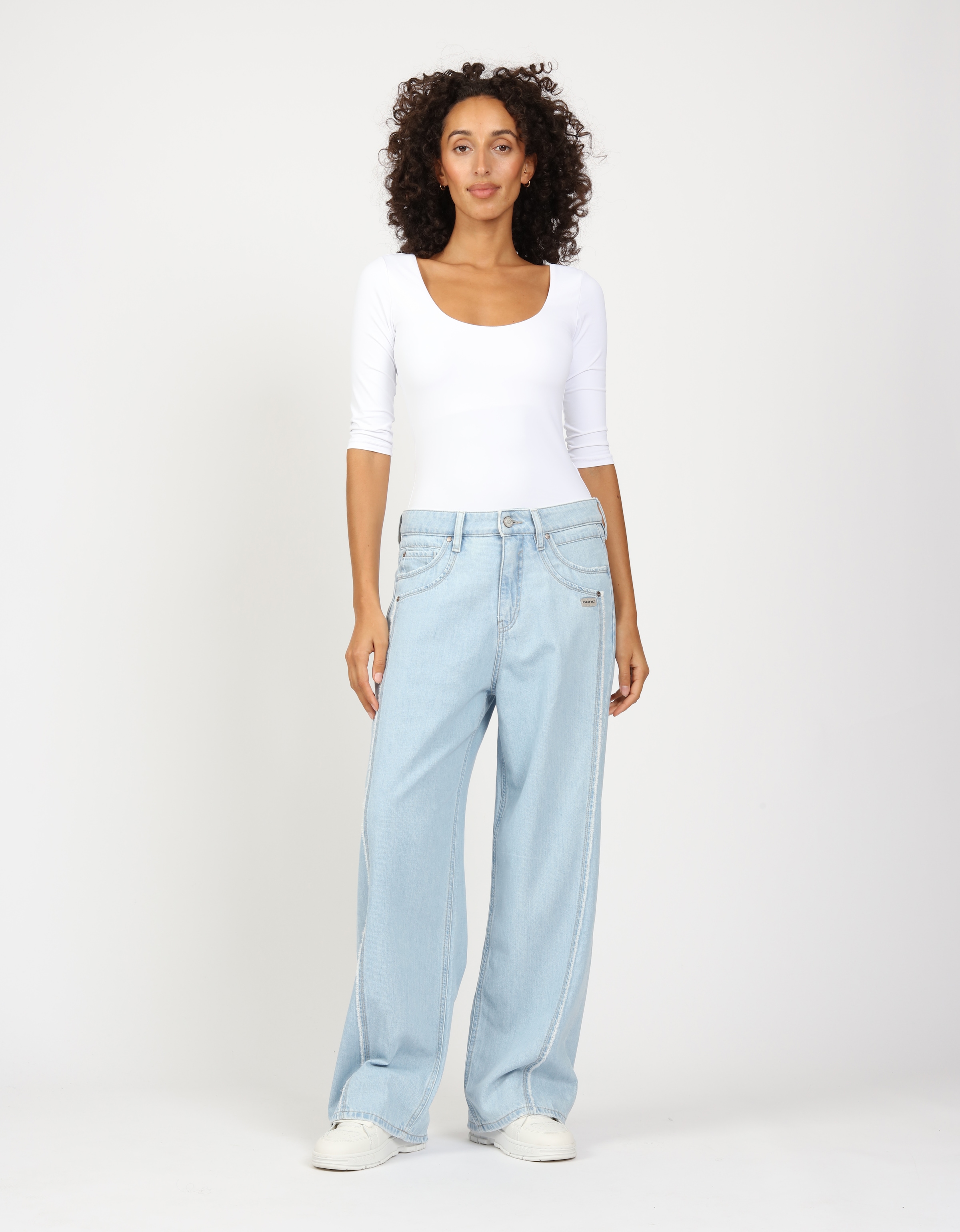 GANG Loose-fit-Jeans »94FANNY«, mit aufwändiger Schnittführung