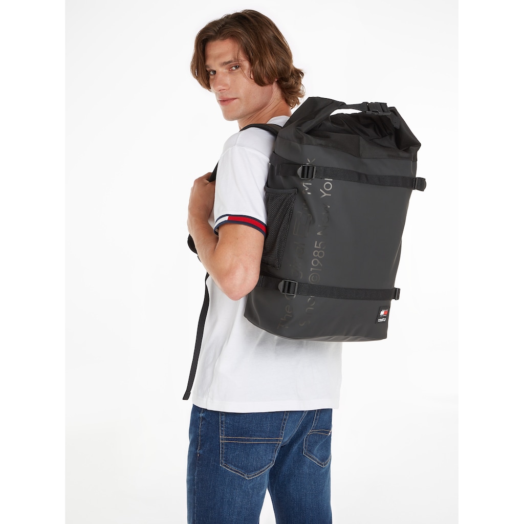 Tommy Jeans Cityrucksack »TJM DAILY + ROLLTOP BACKPACK«, Freizeitrucksack Freizeit-Bag Urbanrucksack