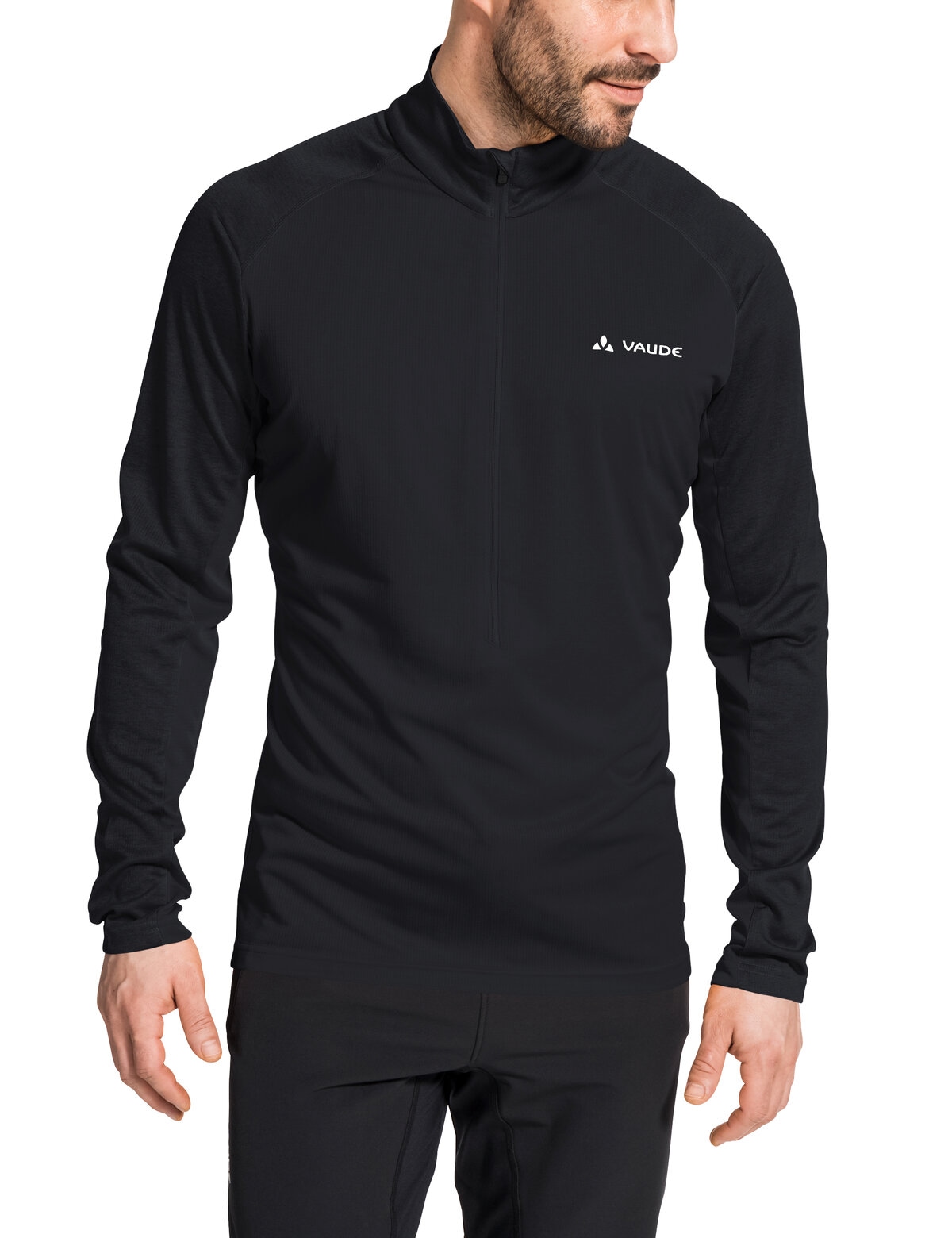 VAUDE Langarmshirt »MEN'S LARICE LIGHT SHIRT II« 1 Stk. mit Stehkragen, mit Reissverschluss, hoch geschlossener Ausschnitt