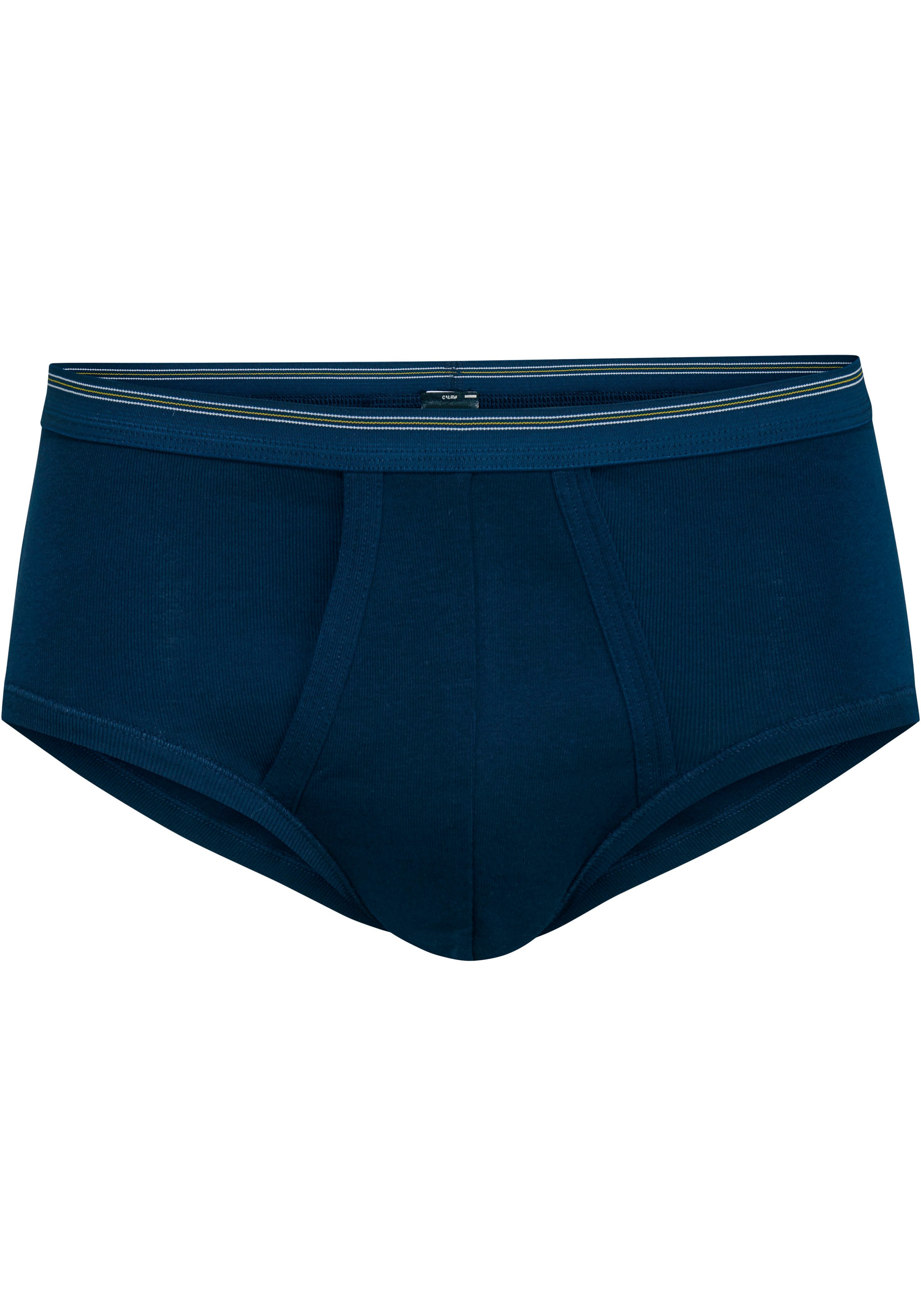 CALIDA Midislip »Twisted Cotton«, mit Eingriff, Pure Cotton, Feinripp, weich