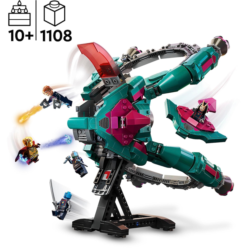 LEGO® Konstruktionsspielsteine »Das neue Schiff der Guardians (76255), LEGO® Marvel«, (1108 St.), Made in Europe