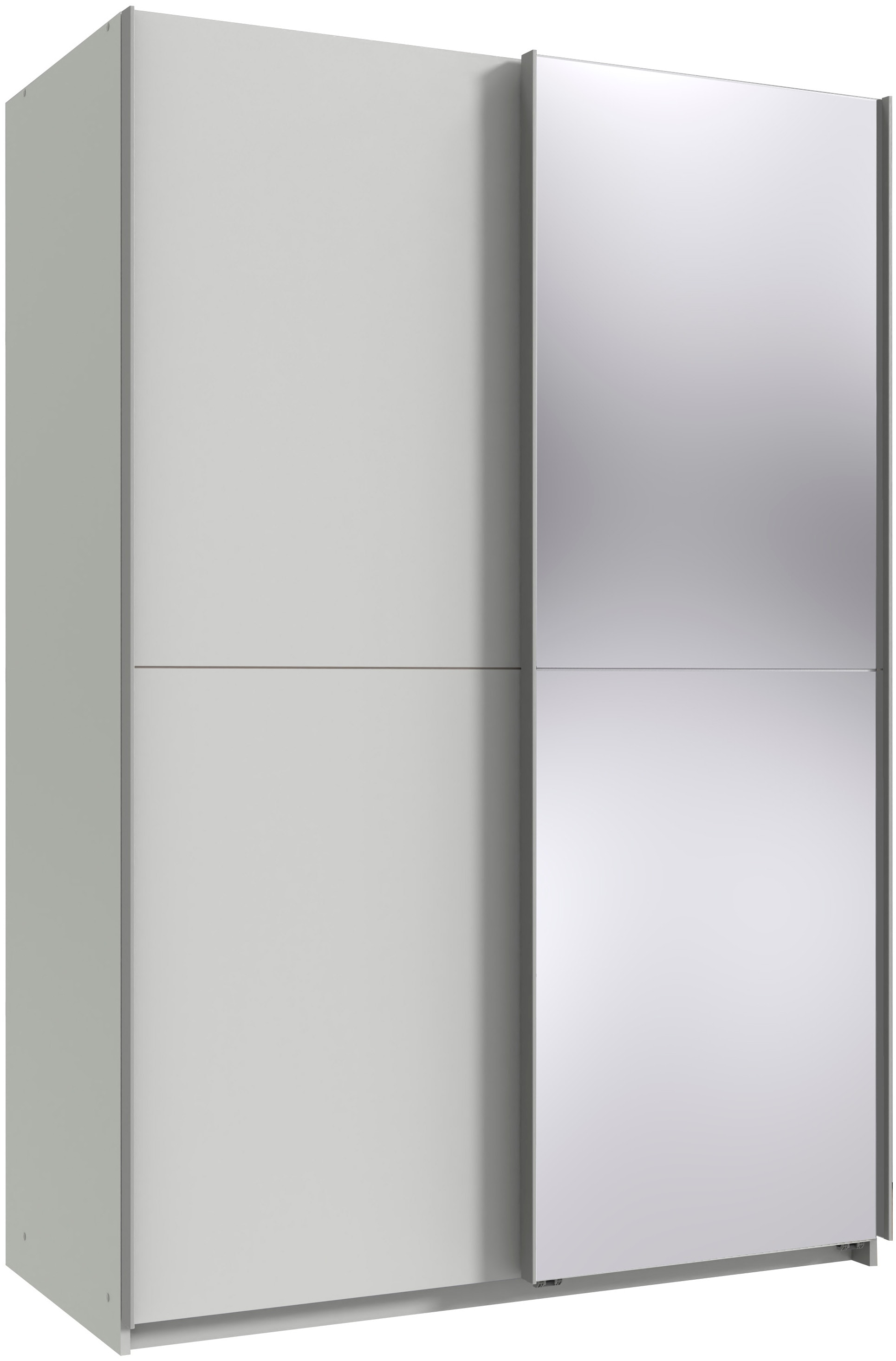 Wimex Kleiderschrank »Mugano, B/T/H 135 oder 180/65/198cm, Made in Germany« wähle Deine Ausstattung: Basic oder Premium!, 2 Schwebetüren mit oder ohne Spiegel, Metallgriffe