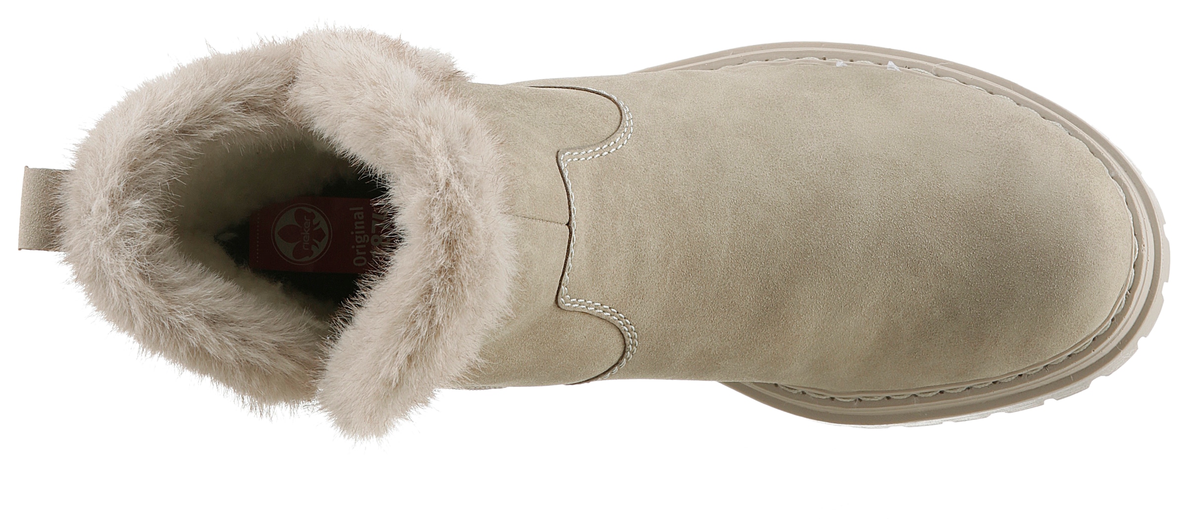 Rieker Winterstiefelette, Winterboots, Profilsohle, Blockabsatz, mit Innen-Reissverschluss