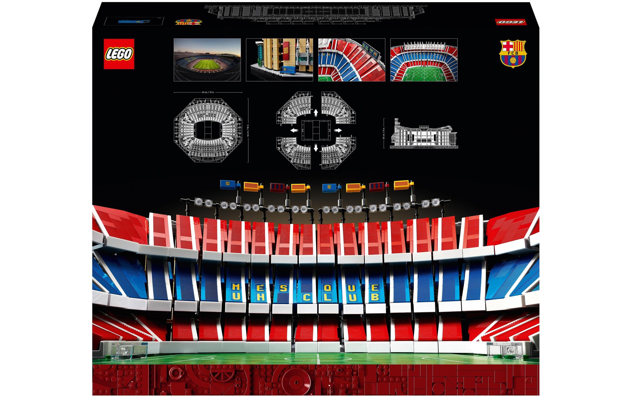 LEGO® Konstruktionsspielsteine »Nou - FC Barcelona 10284«