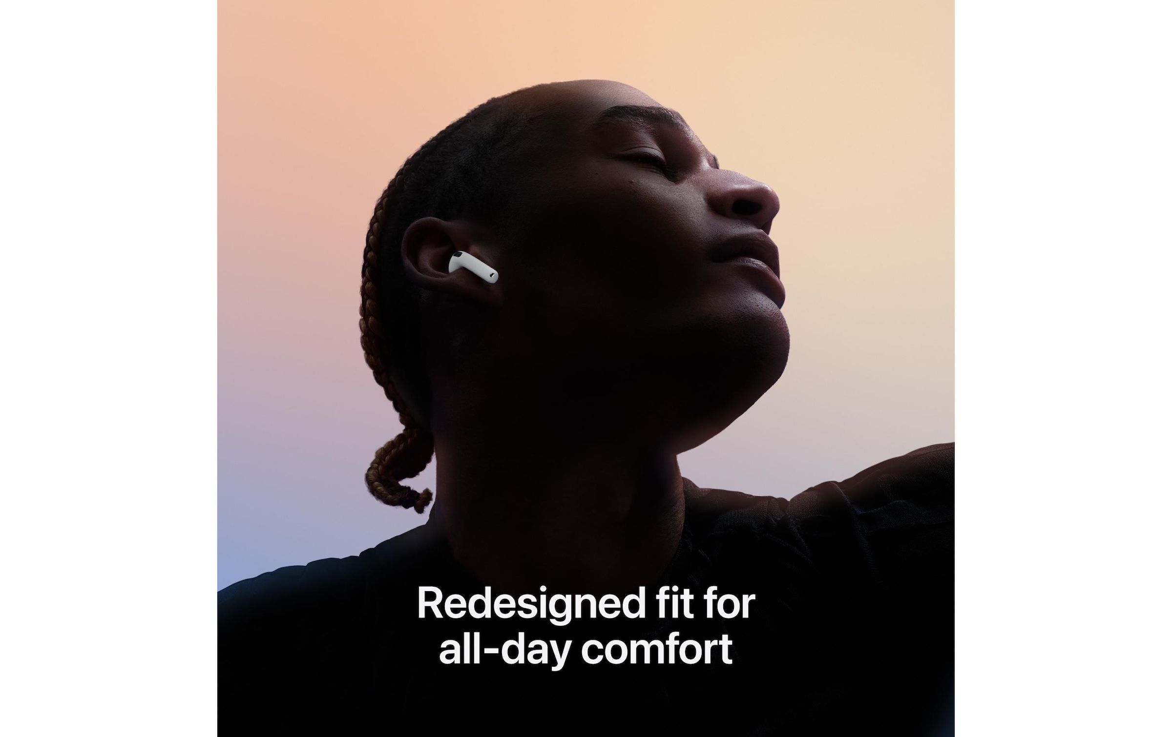 Apple In-Ear-Kopfhörer »AirPods 4«, Bluetooth, kompatibel mit Siri-integrierte Steuerung für Anrufe und Musik